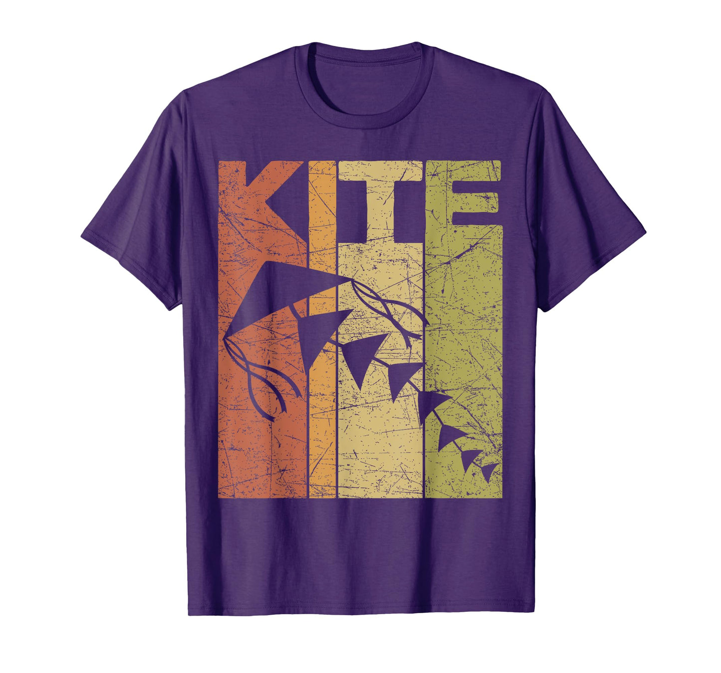 Kite Flying Vintage Wind Kite Retro Flying Kite T-Shirt