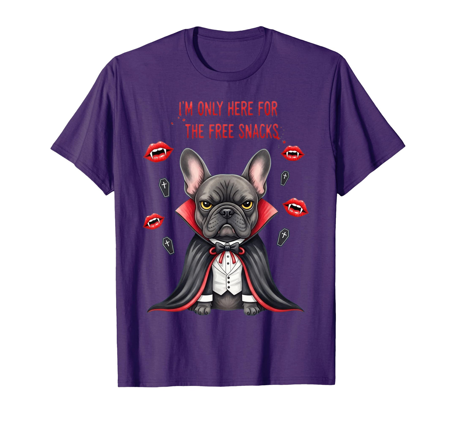 Dog Vampire Halloween Costume Funny Halloween 2025 T-Shirt