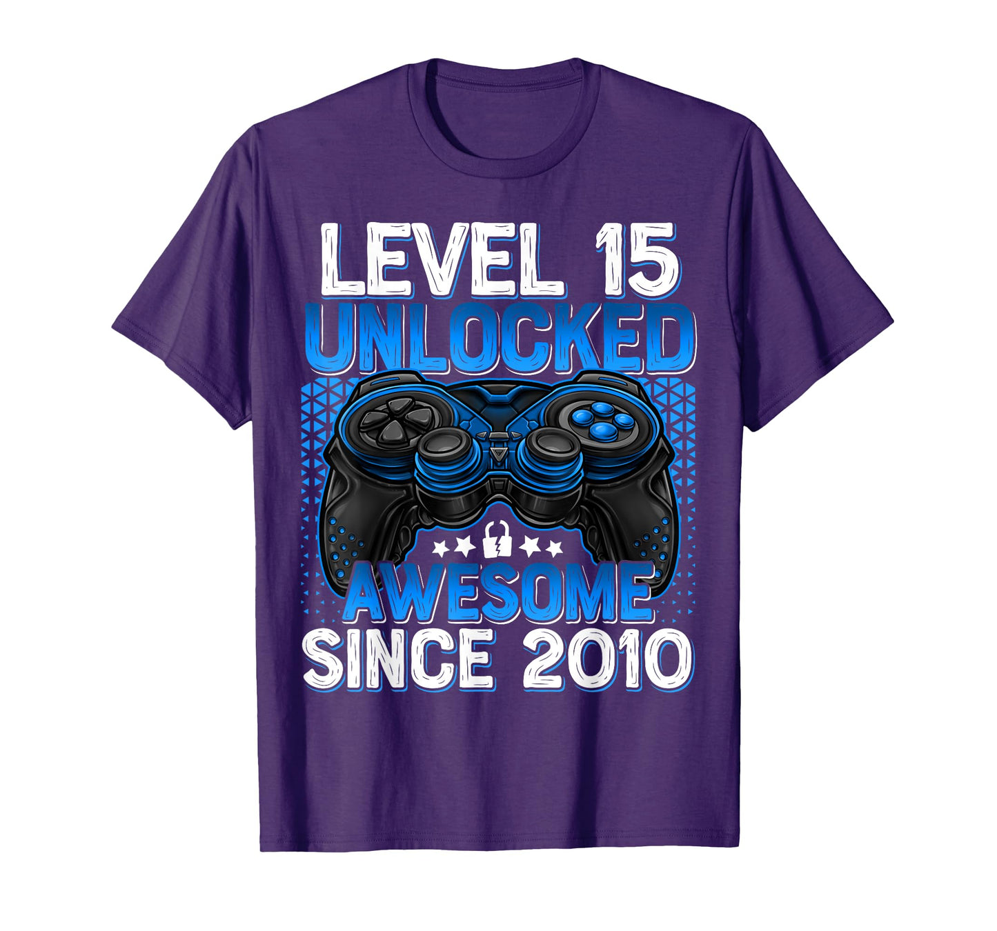 Level 15 Unlocked 15 Year Old Gifts Boys 15th Birthday Boy T-Shirt
