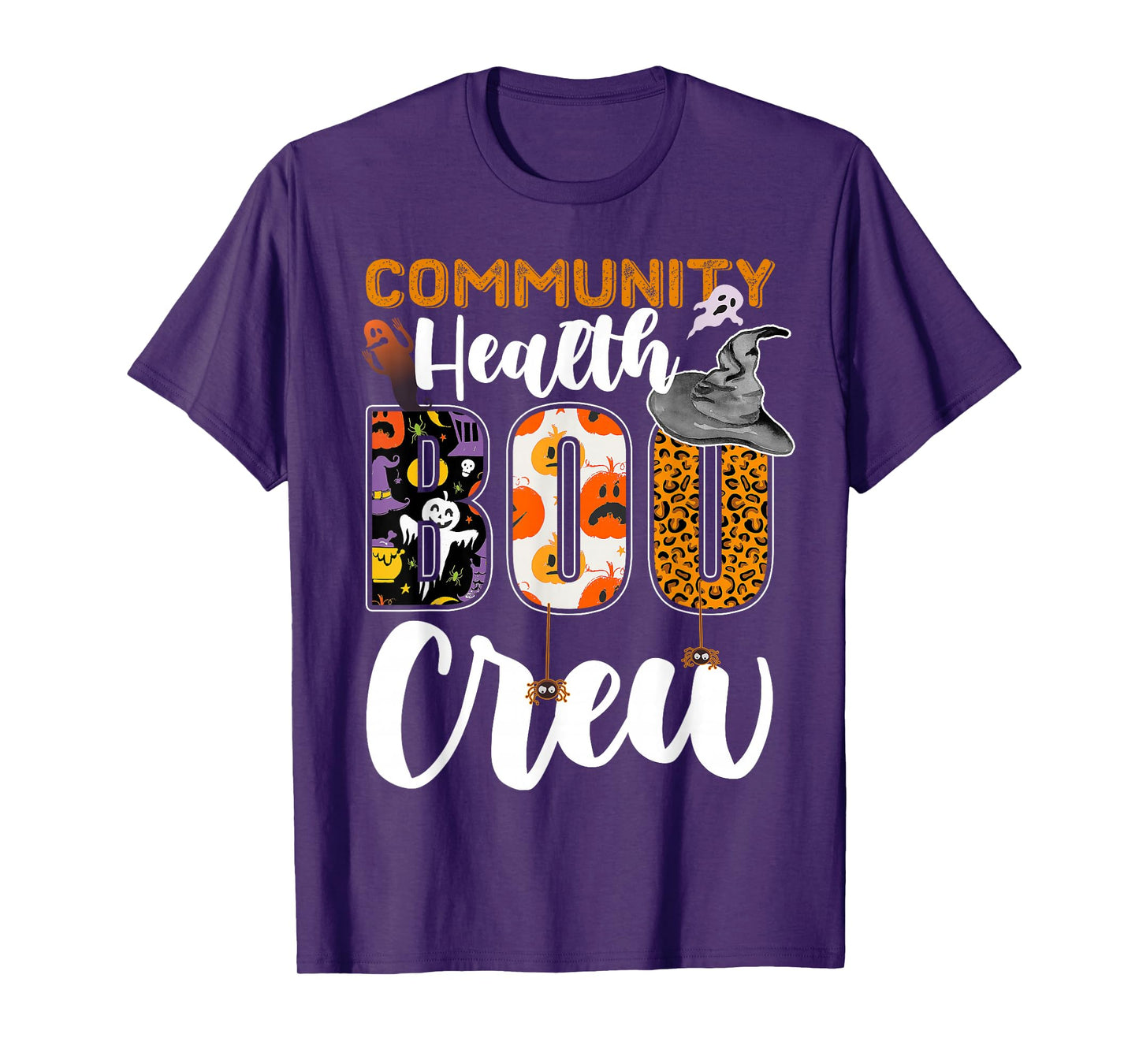 Community Health Boo Crew Halloween Match Med T-Shirt