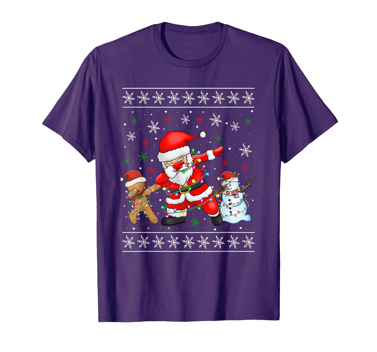 Funny Dabbing Santa Christmas boy Men Girl T-Shirt