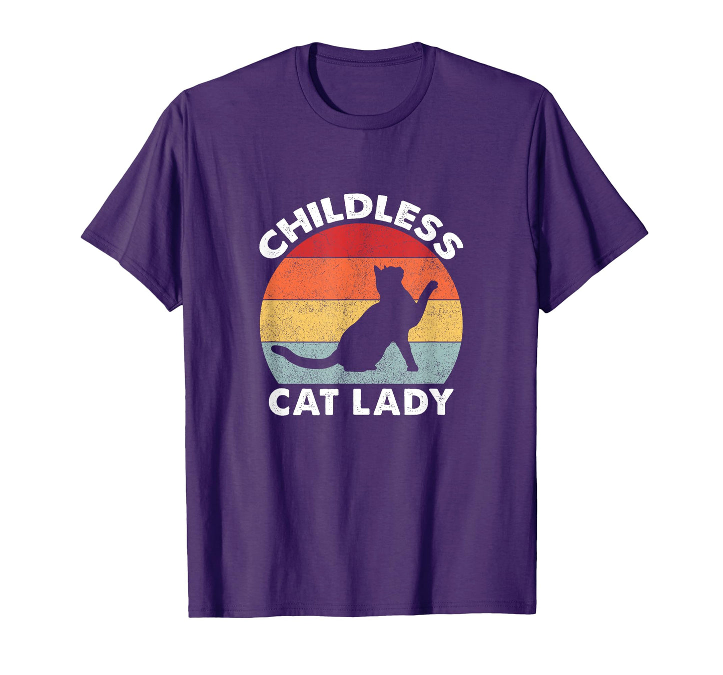 Vintage Childless Cat Lady T-Shirt