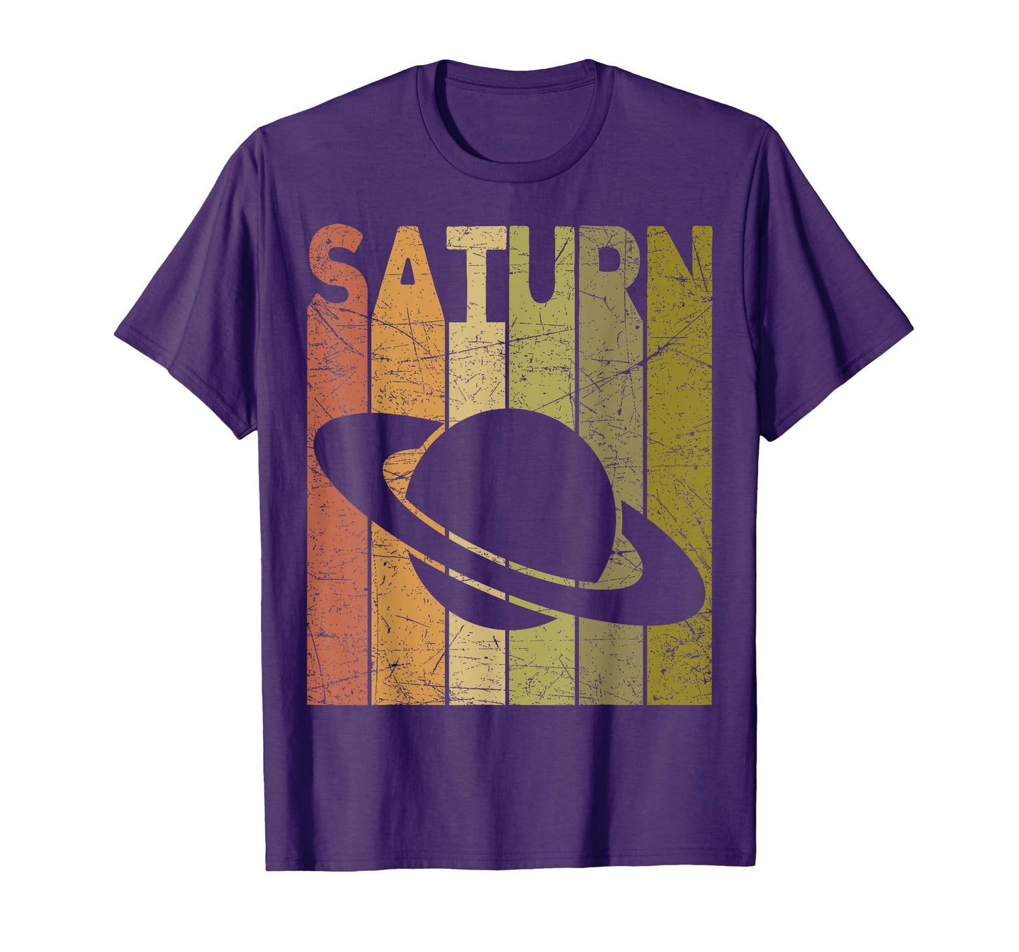 Saturn Vintage Saturn Planet Retro Space Nerd T-Shirt