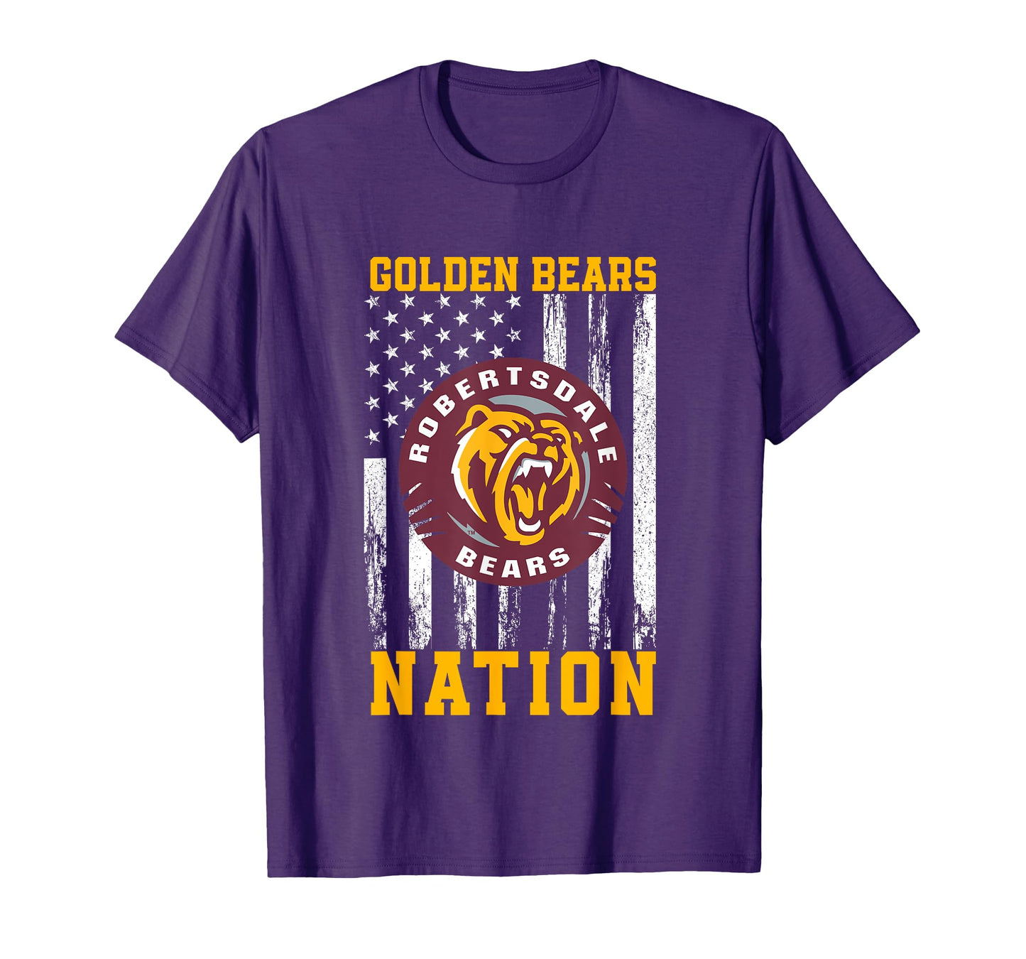 Robertsdale Golden Bears Logo Nation HS T-Shirt