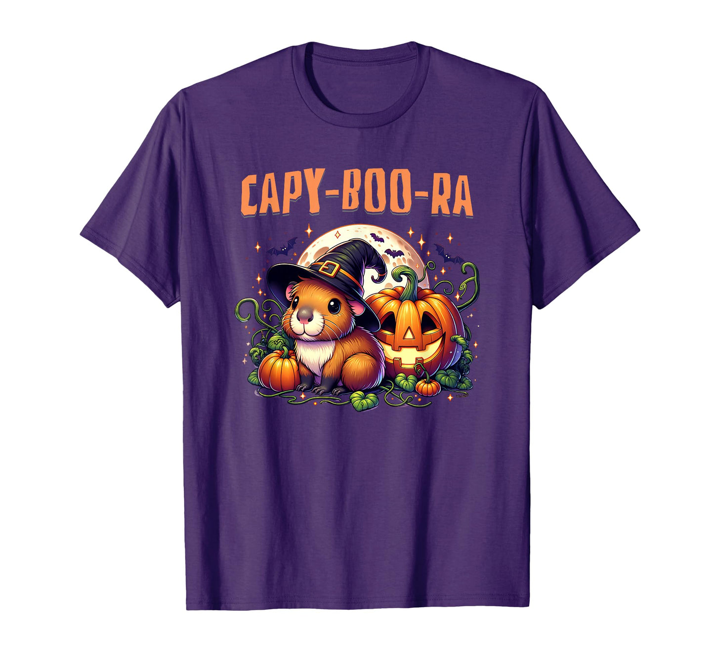 Halloween Capybara Witch Capy-Boo-Ra T-Shirt
