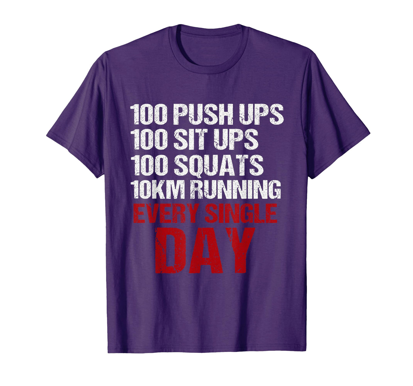Push Ups Sit Ups Squats Running Bodybuilding Power gift T-Shirt