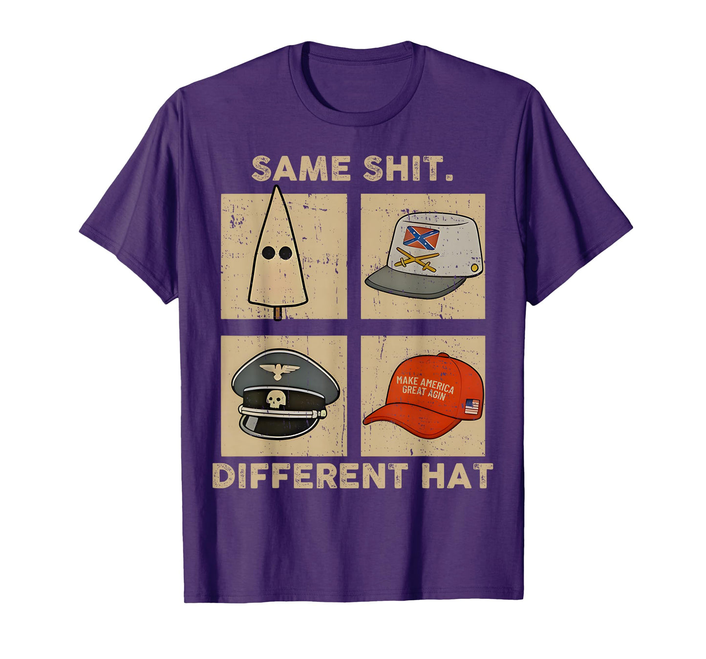 Same Shit Different Hat Retro Vintage Funny for Men Women T-Shirt