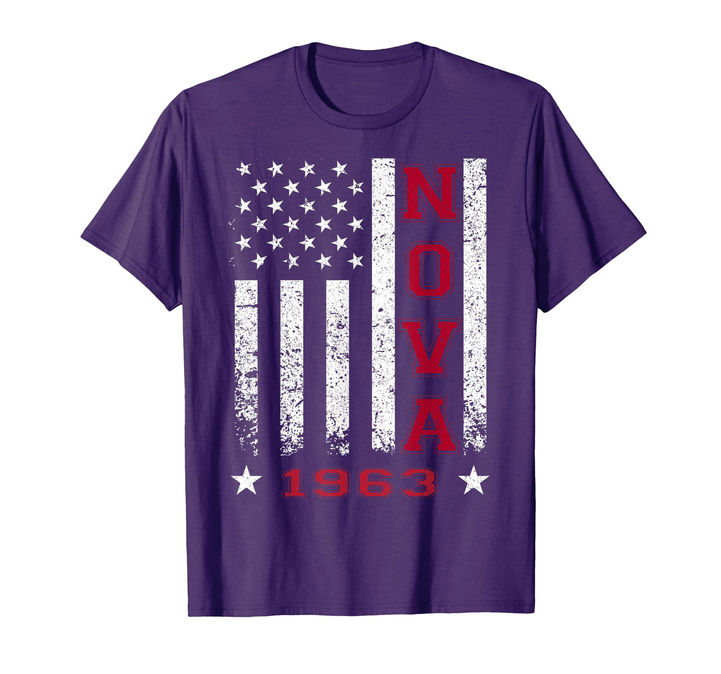 Jersey Style Nova 63 1963 Classic Old School Muscle Car T-Shirt