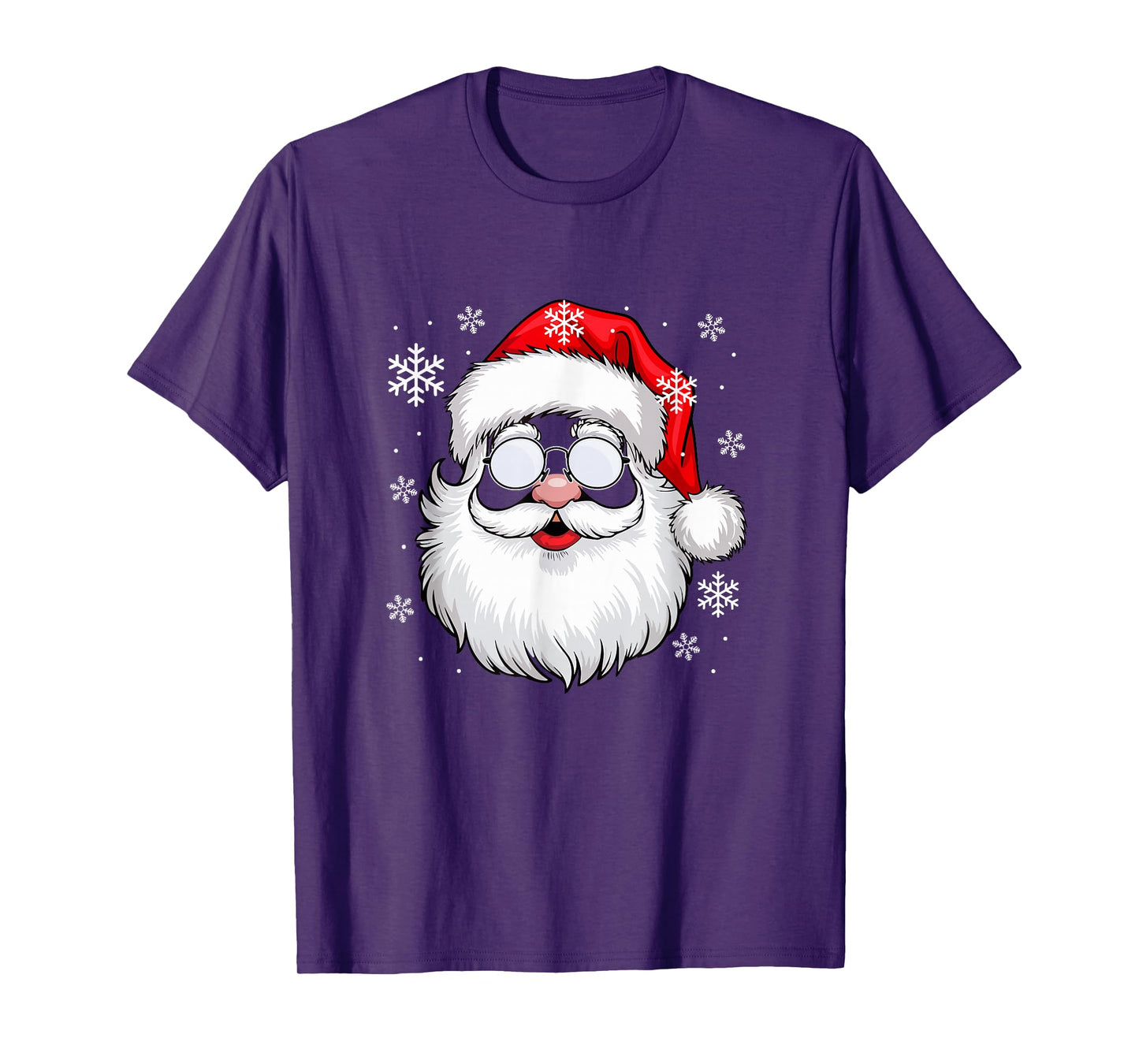 Christmas Santa Face Xmas Snow Costume Kids Family Group T-Shirt