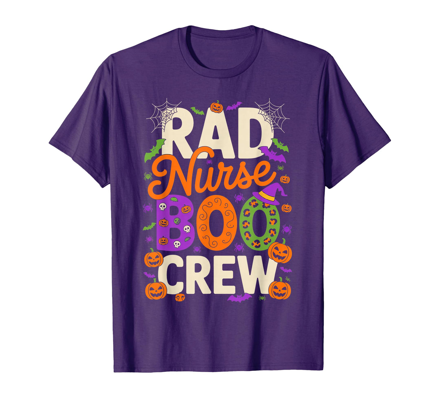 Rad Nurse Boo Crew Halloween Matching Spooky for Staff T-Shirt