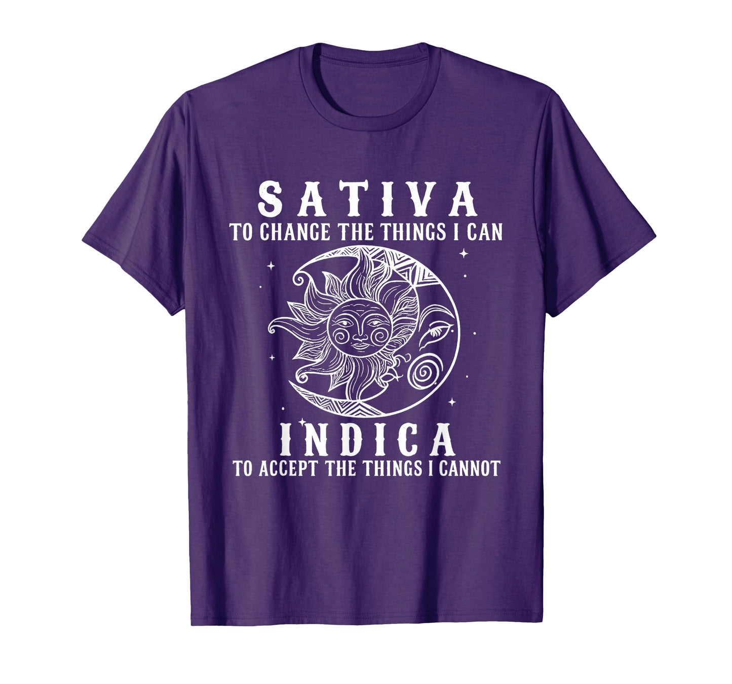 Vintage Sativa to Change The Things I Can Indica for Women T-Shirt
