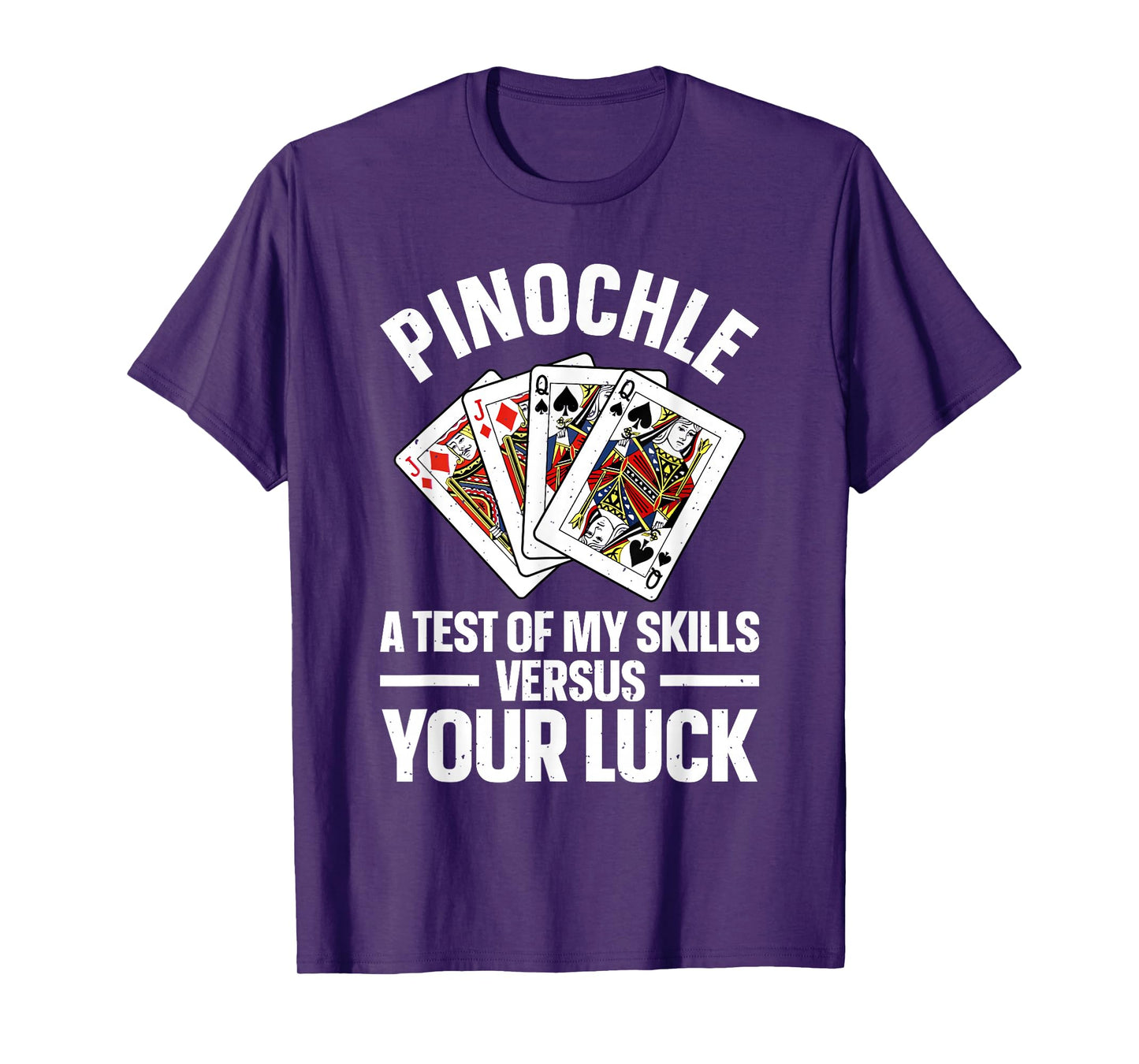 Cute Pinochle Design For Men Women Card Game Pinochle Lover T-Shirt