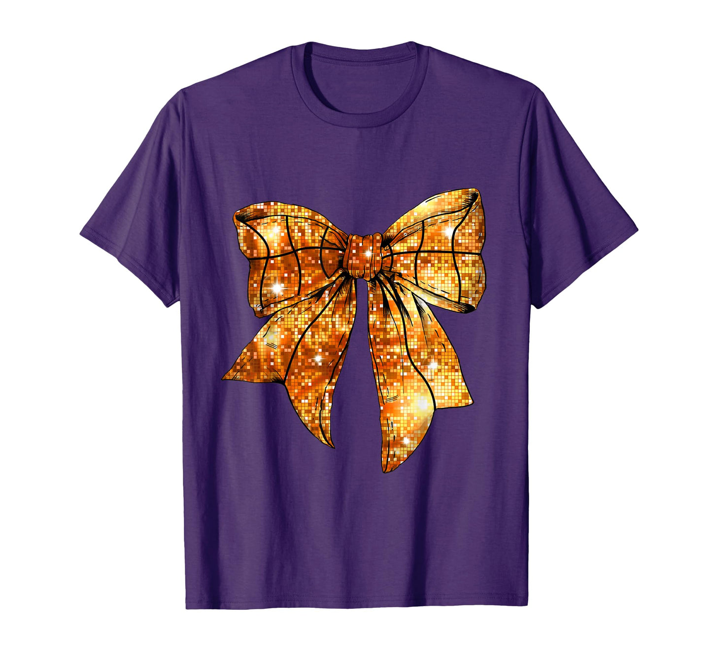 Basketball Mom Coquette Bow For Gameday T-Shirt