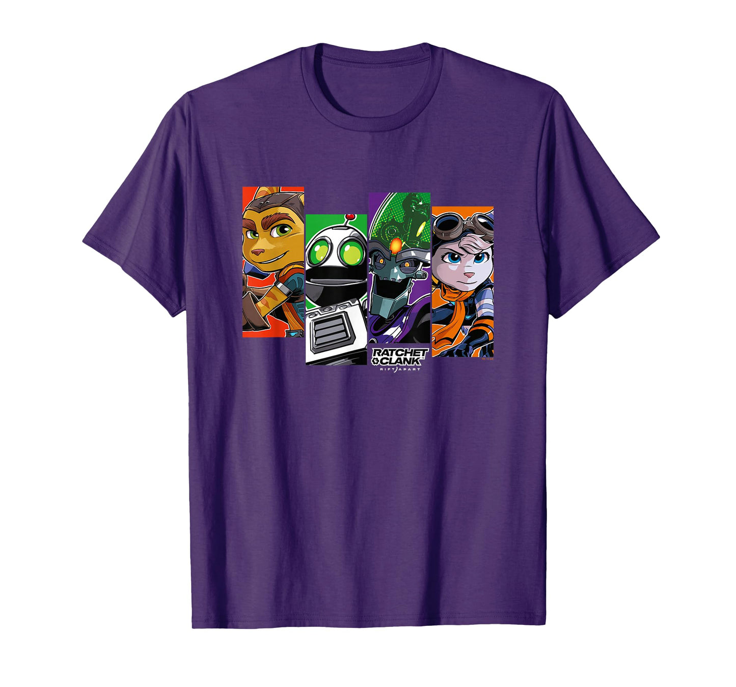 Ratchet & Clank Rift Apart Character Grid T-Shirt