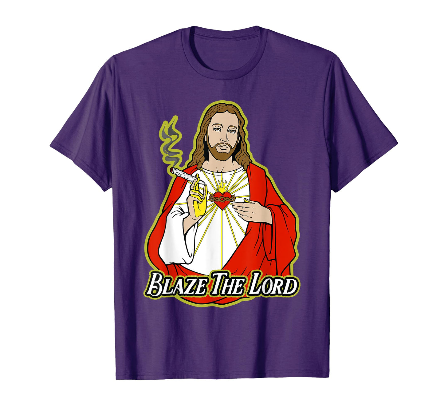 Marijuana T-Shirt Lord Jesus 420 Getting High T-Shirt