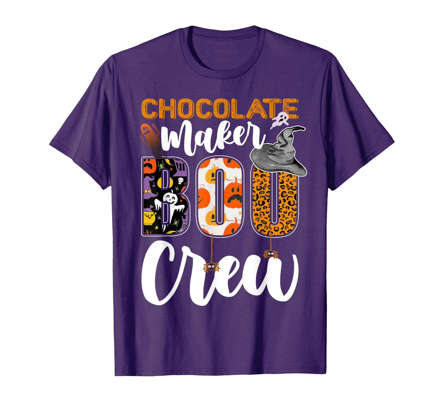 Chocolate Maker Boo Crew Halloween Match Chocolatier T-Shirt