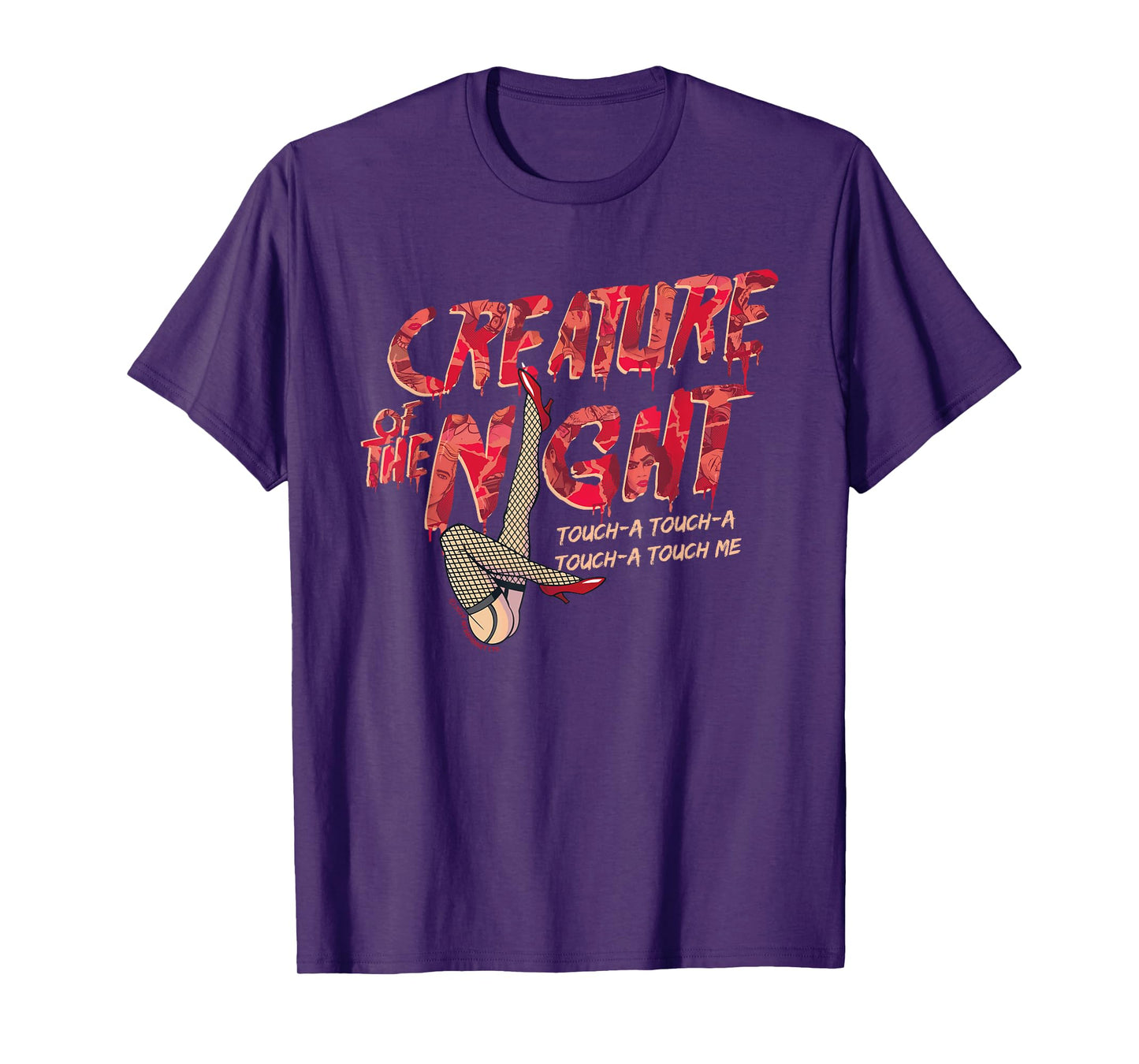 Rocky Horror Show Creature Of The Night Legs Touch-A Light T-Shirt