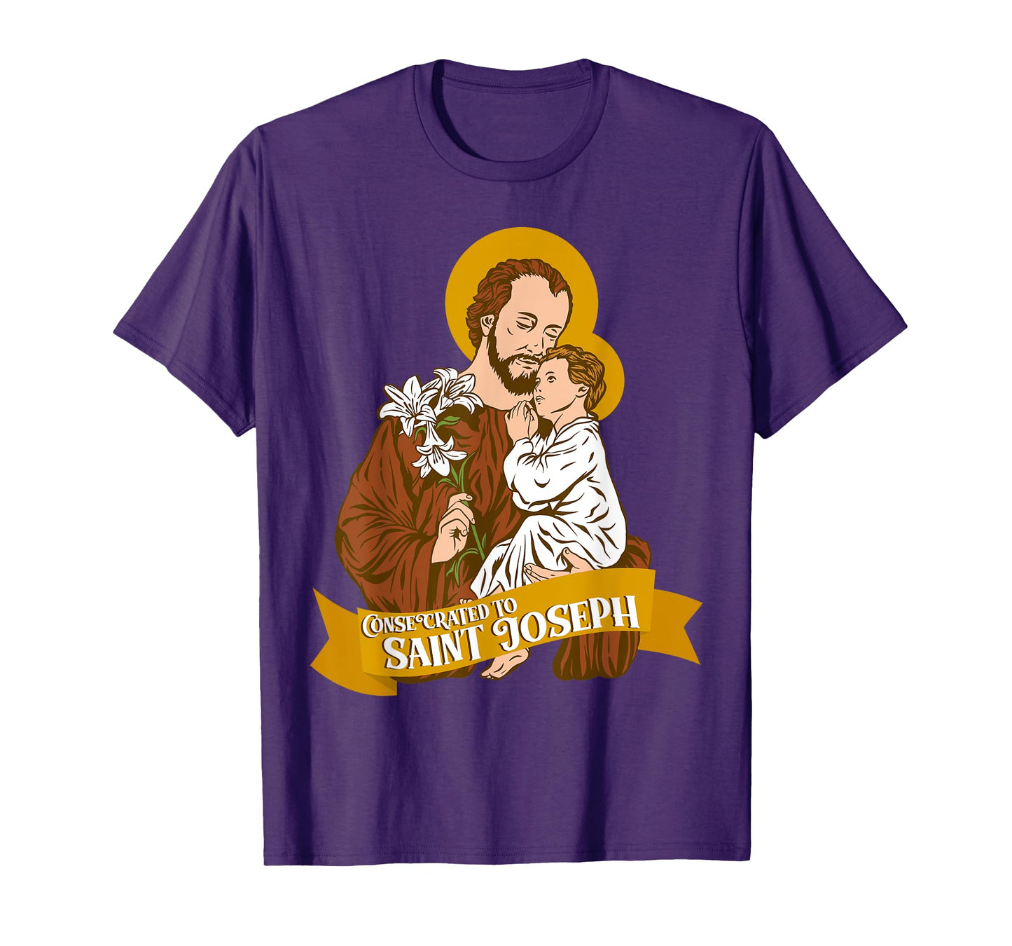 Consecration to St Joseph and Child Jesus Catholic Saint T-Shirt