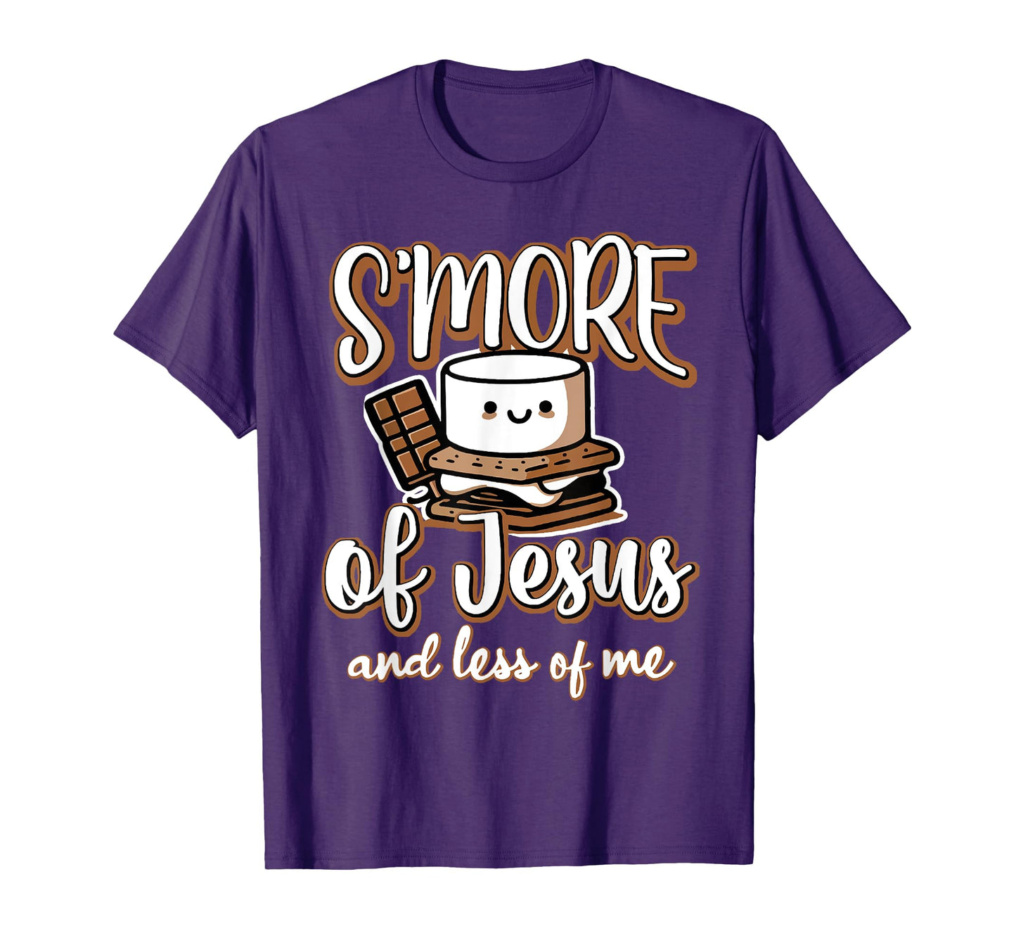 Smore Of Jesus Less Of Me Christian Camper Camping Crew Kids T-Shirt