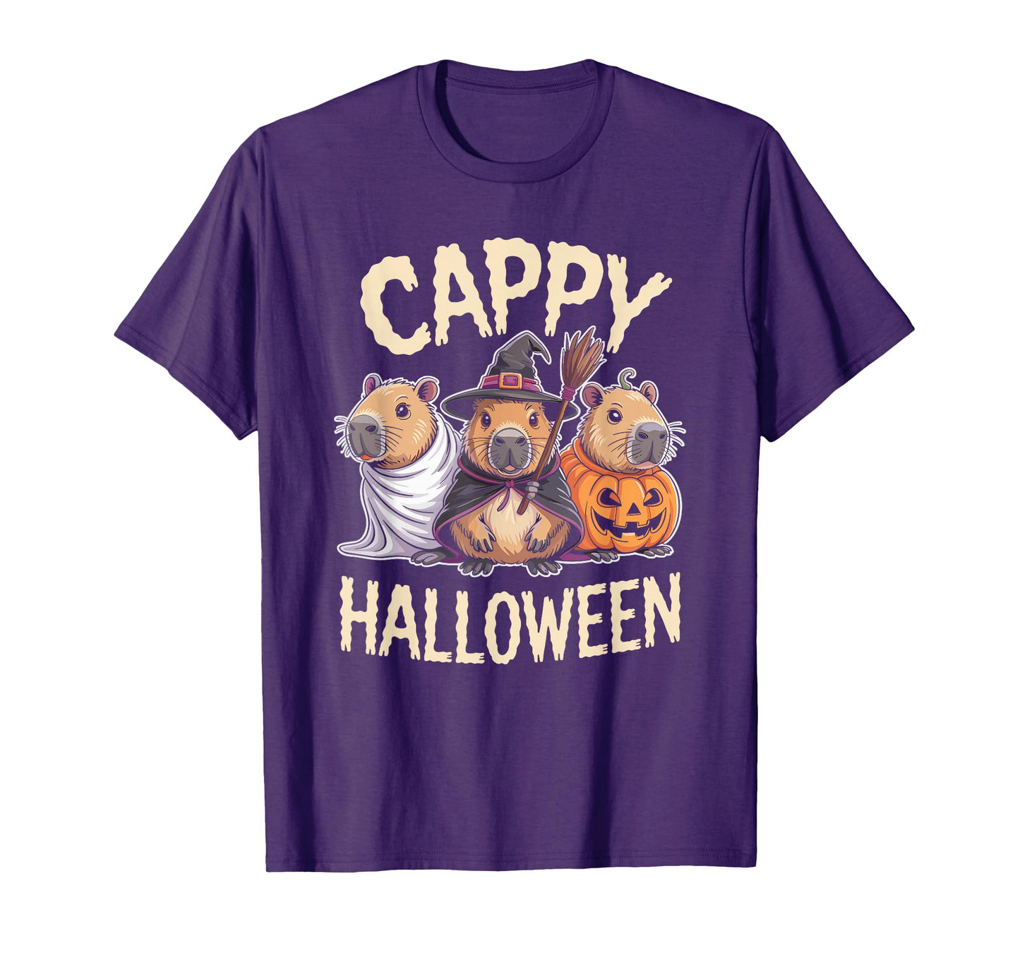 Cappy Halloween Funny Capybara T-Shirt
