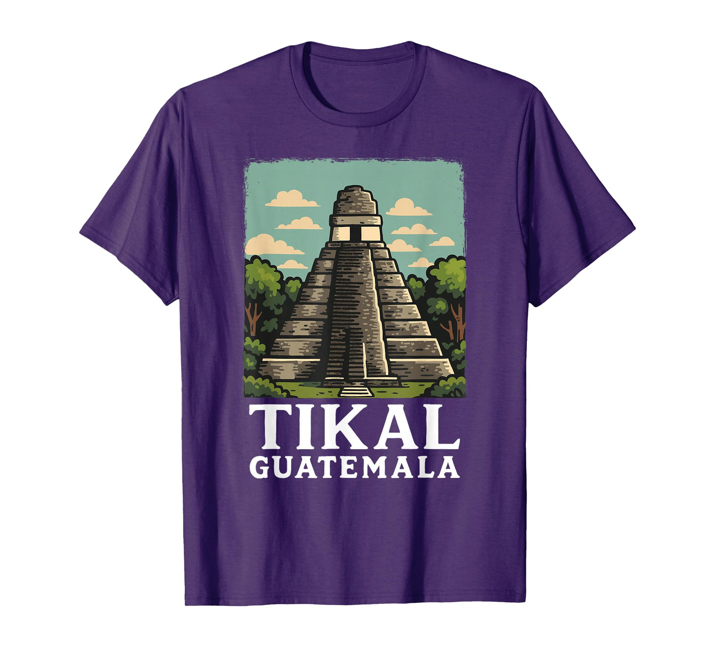 Guatemala Tikal Chapin Atitlan Maya Retro Guate Quetzal 502 T-Shirt