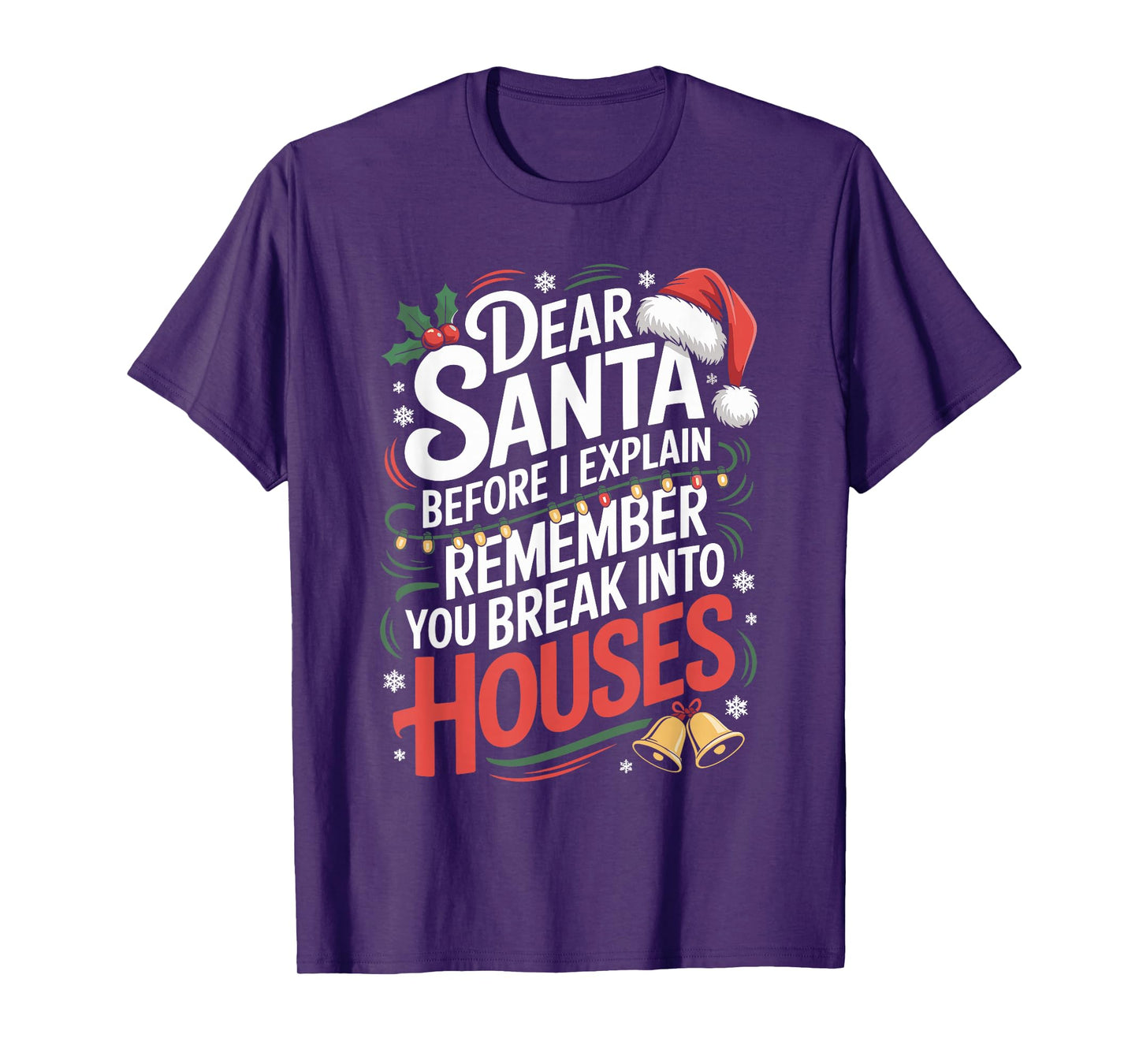 Funny Christmas Humor Xmas Pajama for Men Women Kids T-Shirt