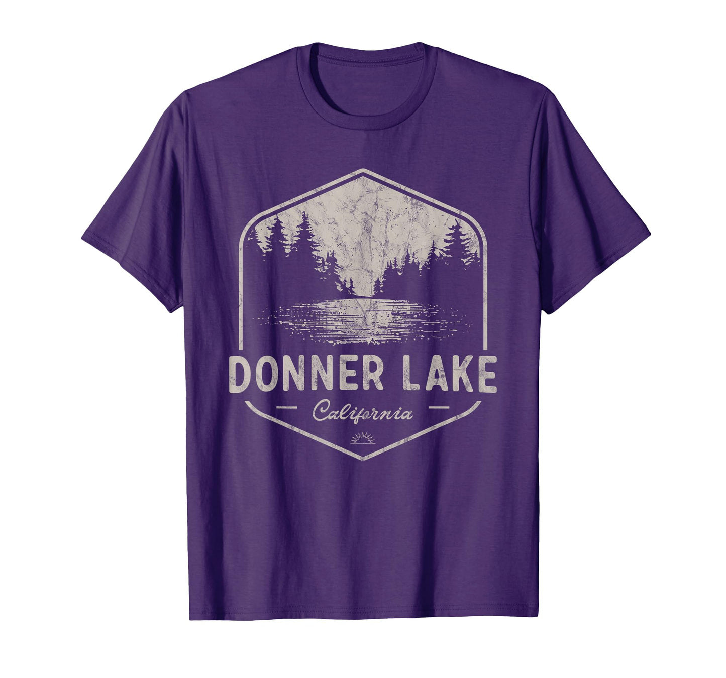 Donner Lake California Outdoors Vintage T-Shirt