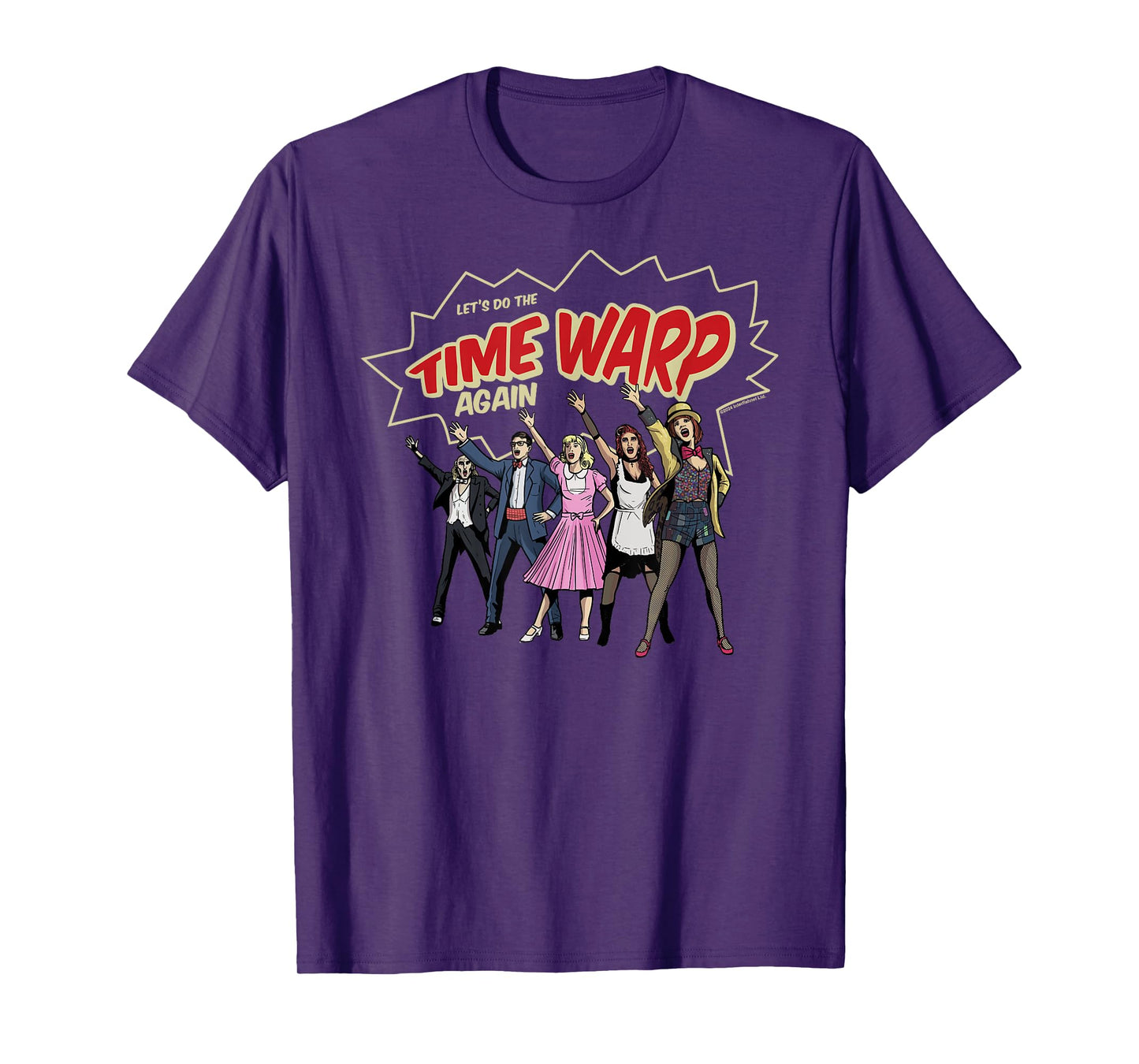 Rocky Horror Show Time Warp Lineup T-Shirt
