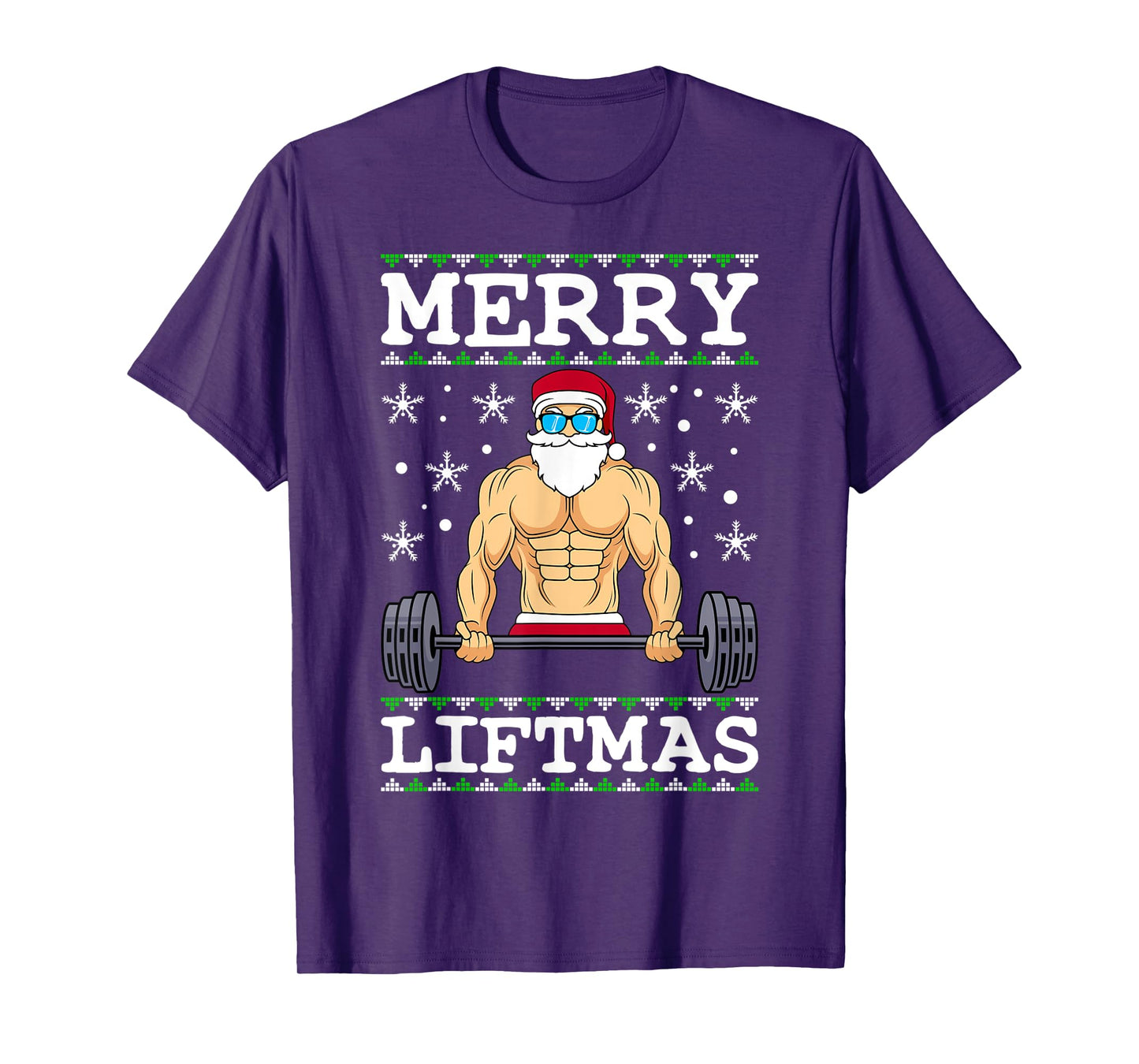 Merry Liftmas Bodybuilder Wiehnachten Ugly Christmas T-Shirt