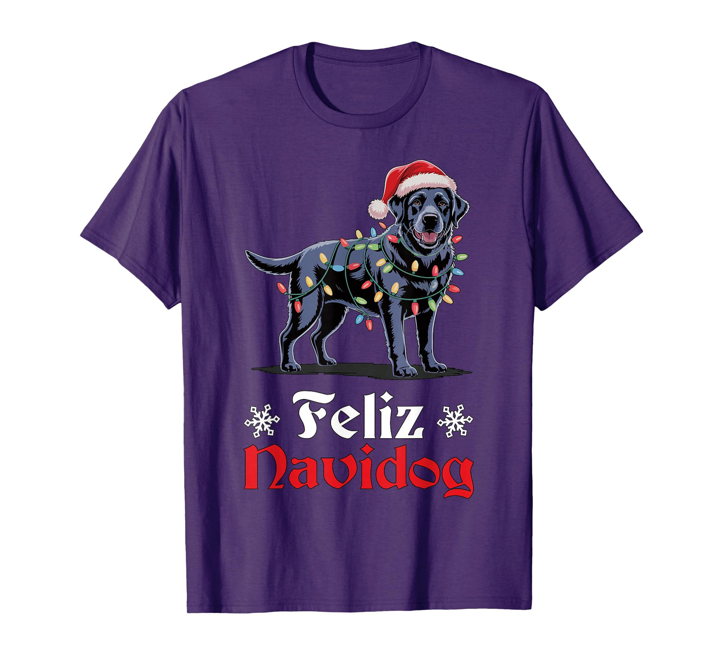 Feliz Navidog Dog Happy Christmas Funny Ugly Christmas T-Shirt