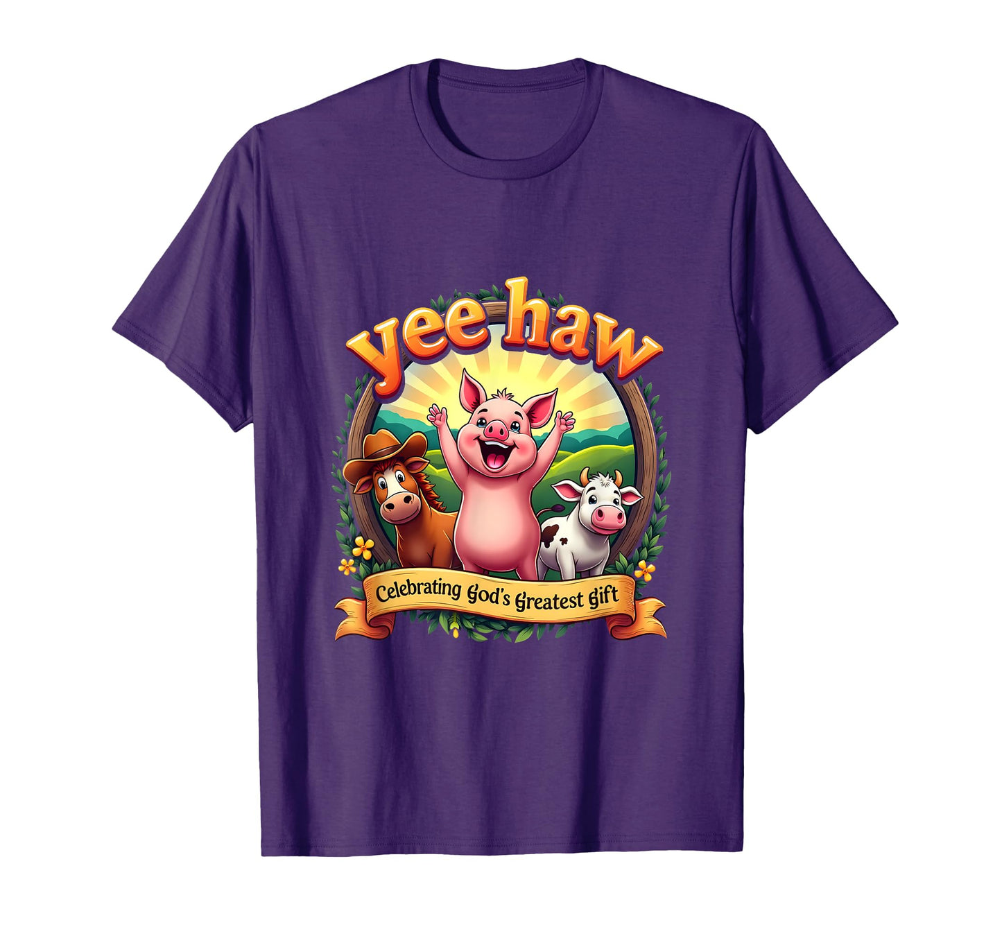 Yee Haw Youth VBS 2025 Celebrating Greatest Camp T-Shirt