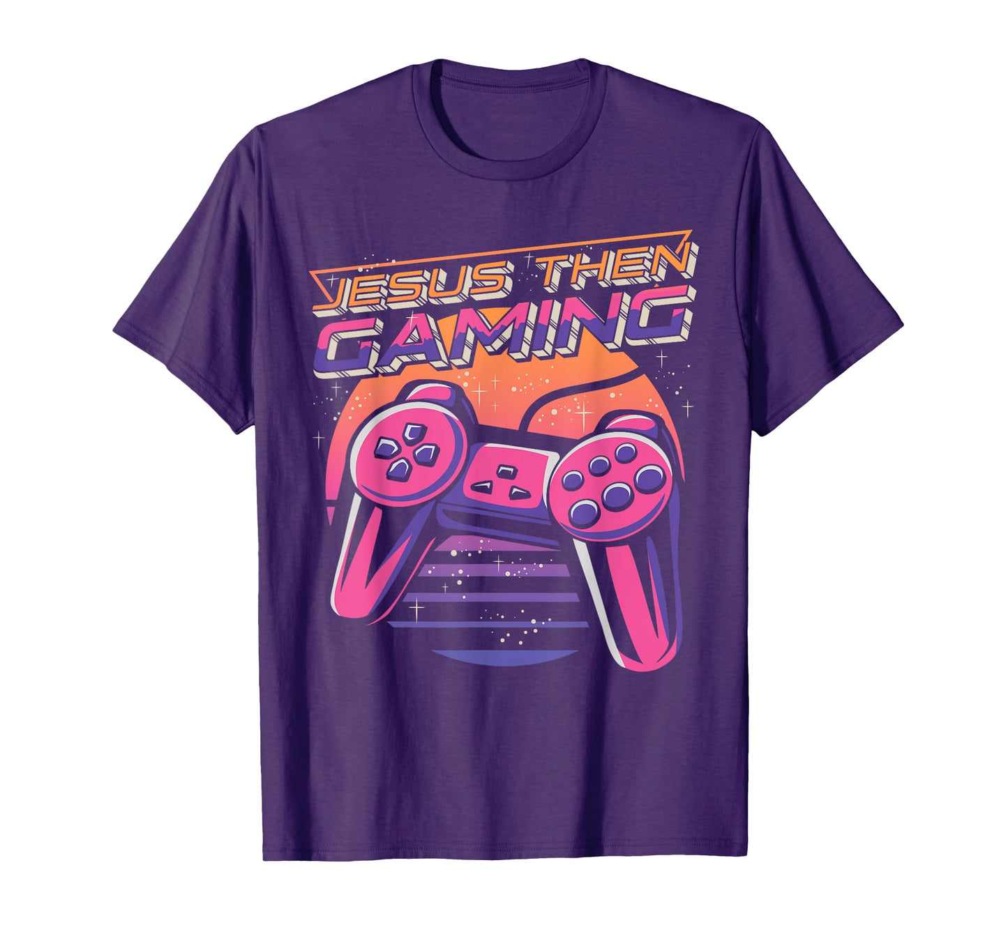Jesus Then Gaming Gamer Christian Boys Video Game Controller T-Shirt