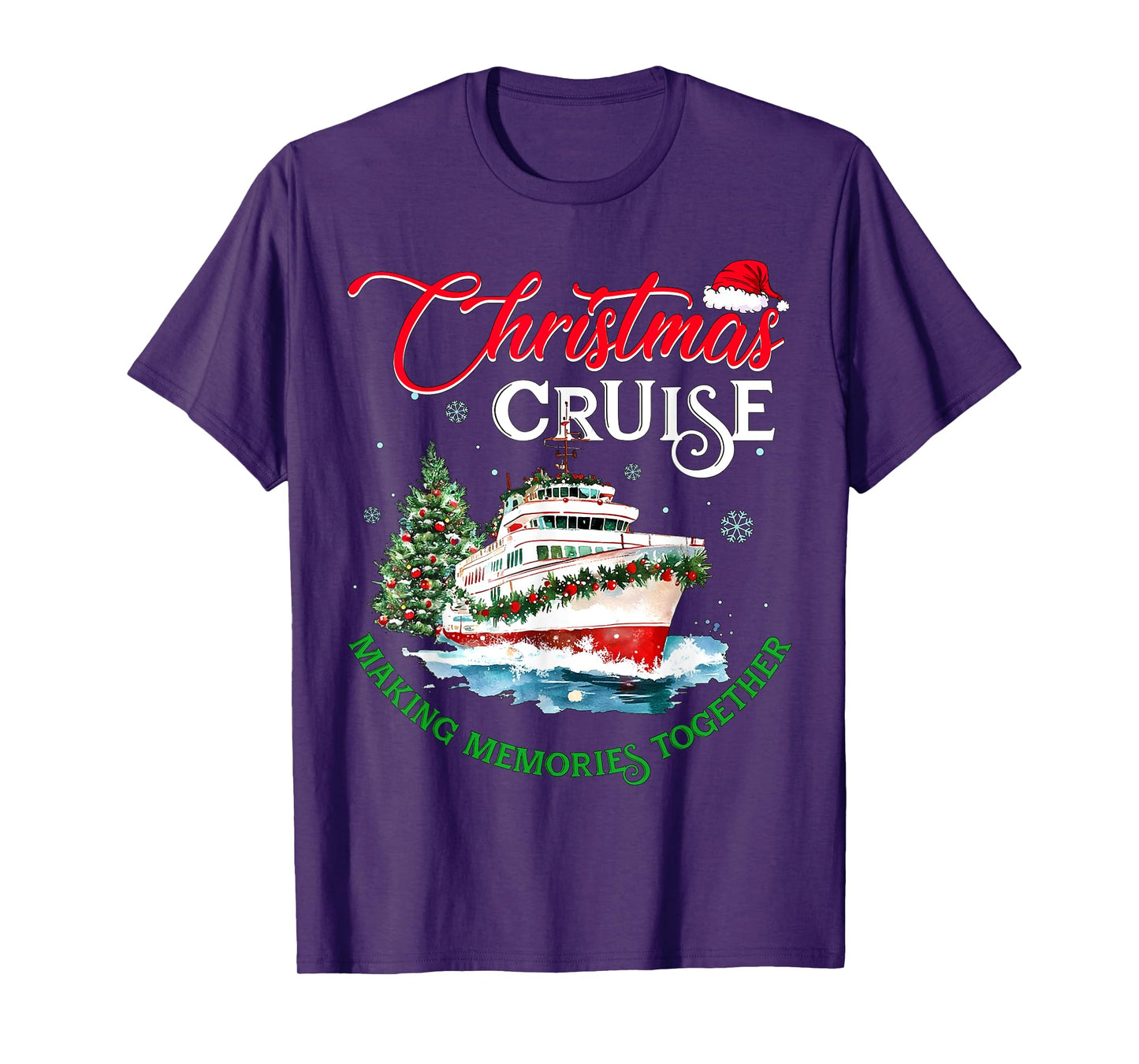 Christmas Cruise Squad Making Memories Together Family Trip T-Shirt