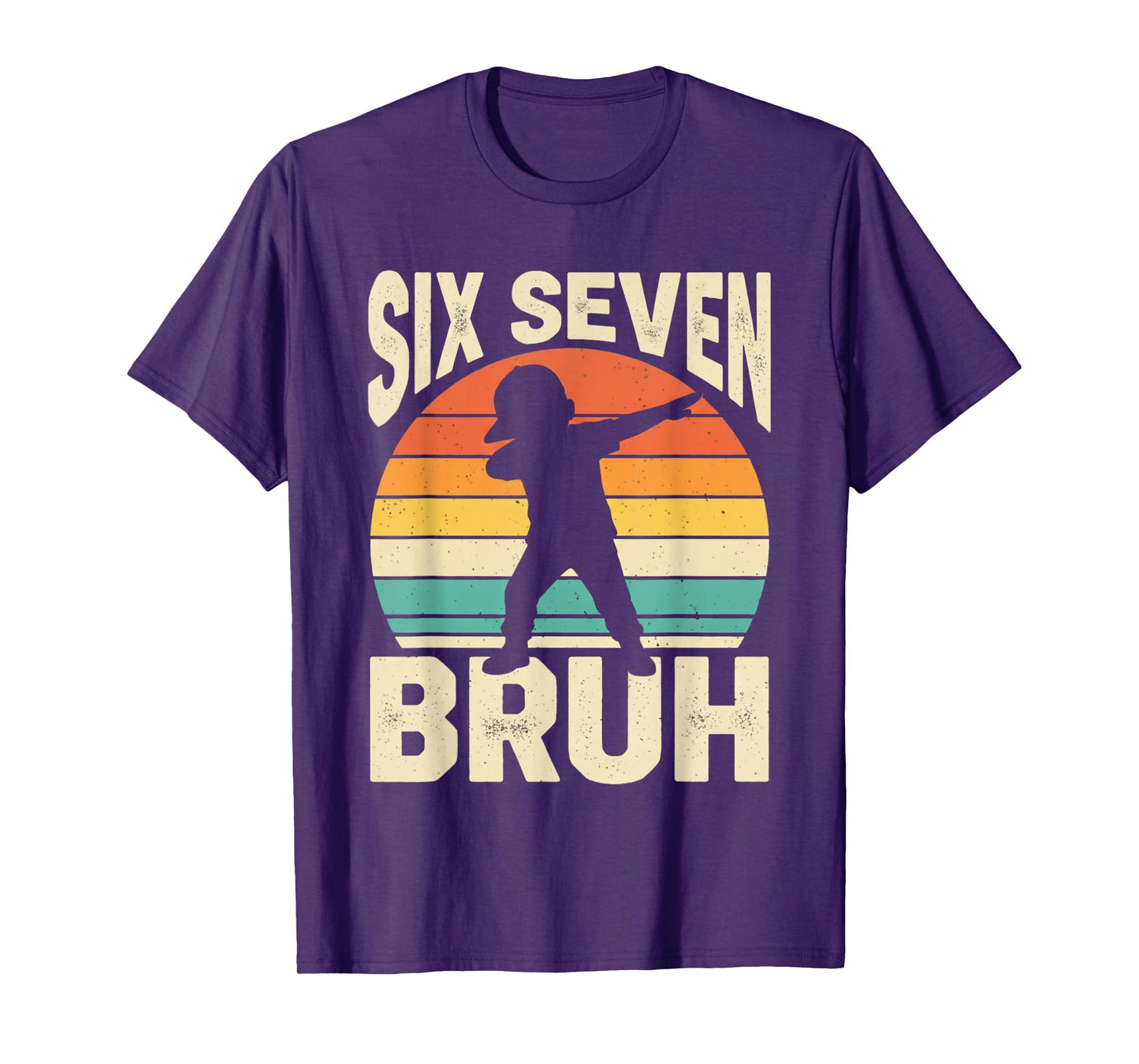 67 Meme 6 7 Numbers Dabbing Six Seven Bruh Funny Boys Kids T-Shirt