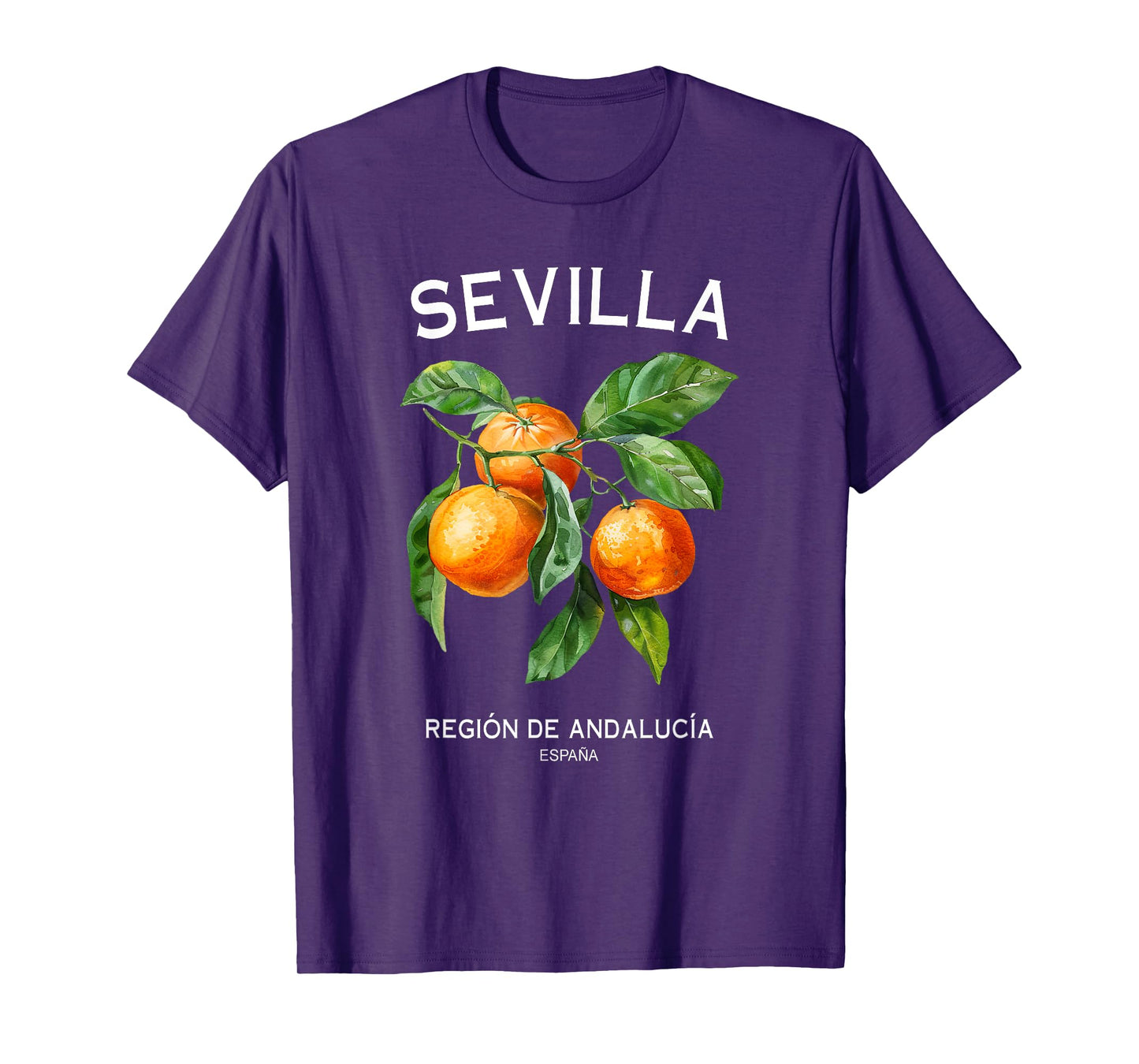 Sevilla Orange Art Spanish Fruit Lover Spain Andalusia T-Shirt