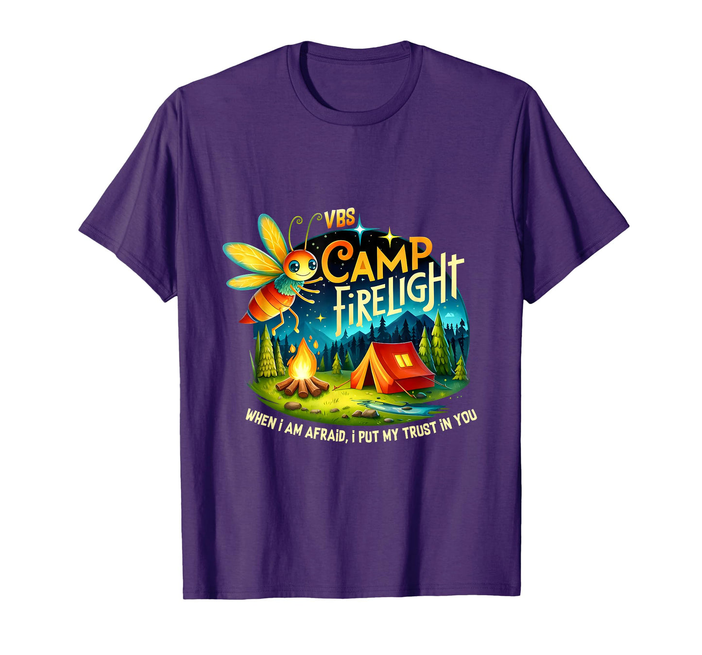 VBS Camp Firework 2024 Camp Firelight Vacation Bible School T-Shirt