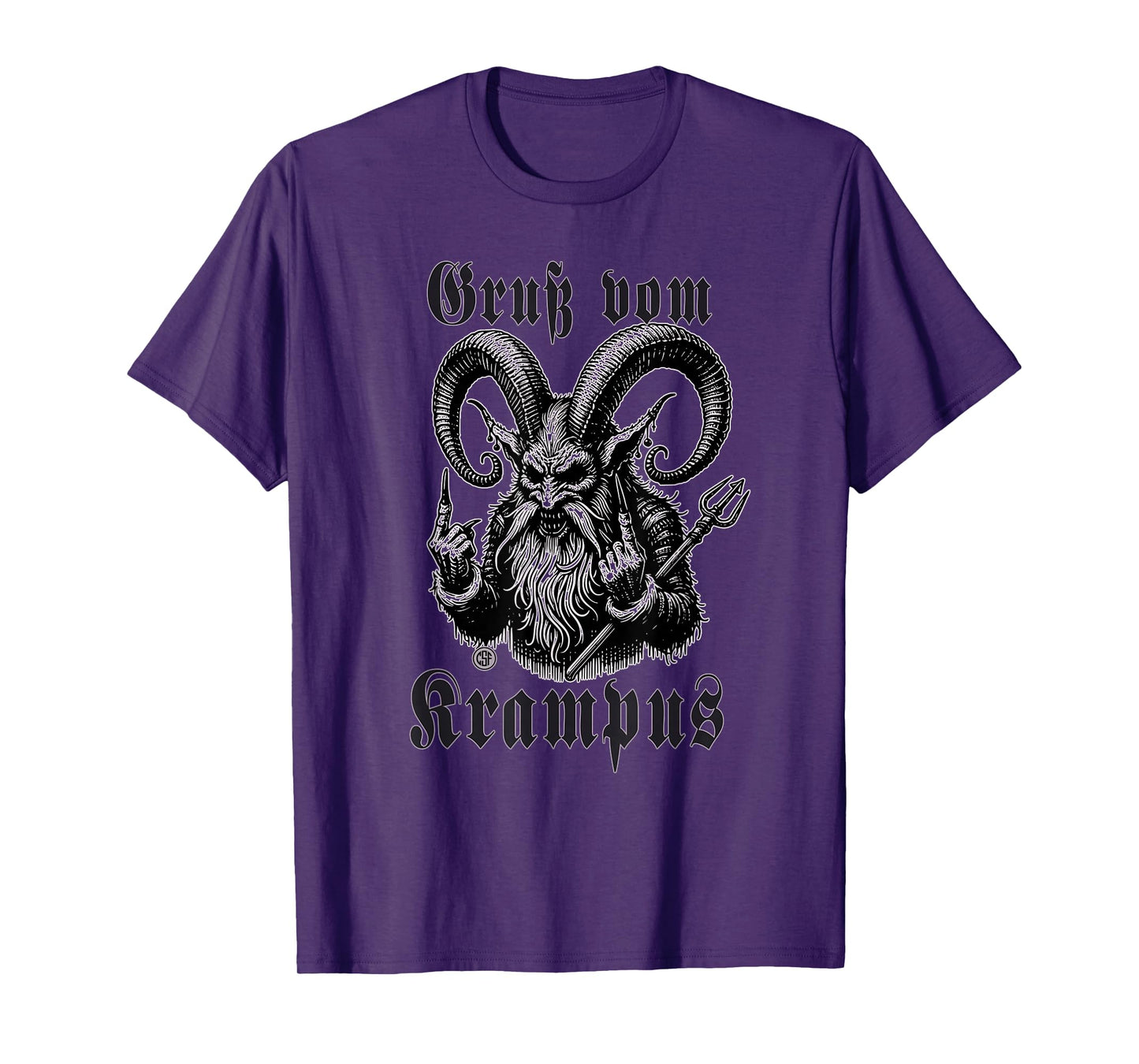Greeting from Krampus Christmas Legend Figure T-Shirt
