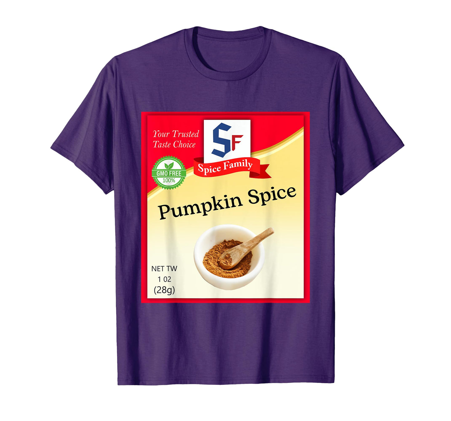 Pumpkin Spice Condiment Costume Holiday Spice Costumes T-Shirt