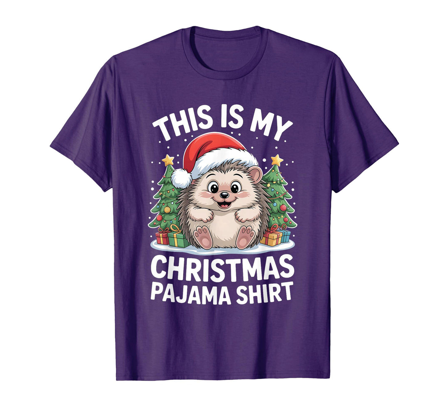 This is My Christmas Pajama Hedgehog T-Shirt