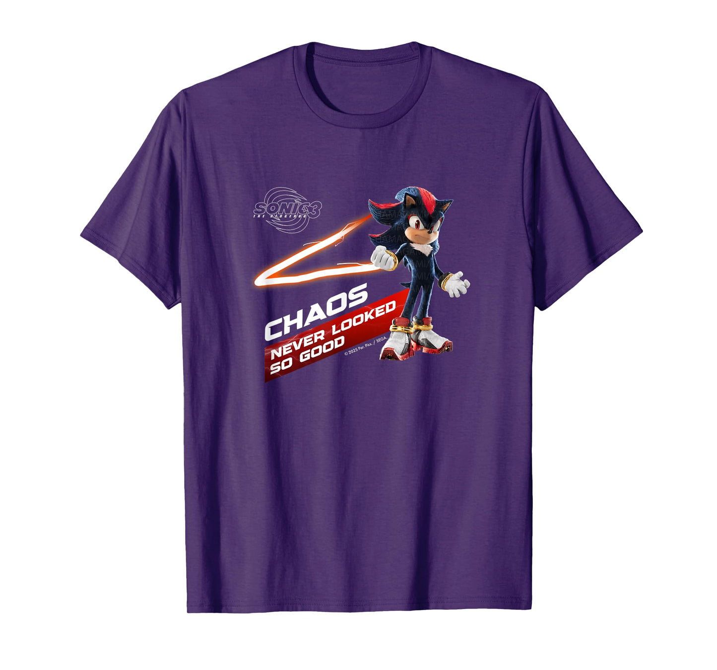 Sonic the Hedgehog 3 - Shadow "Chaos Never Looked So Good" T-Shirt