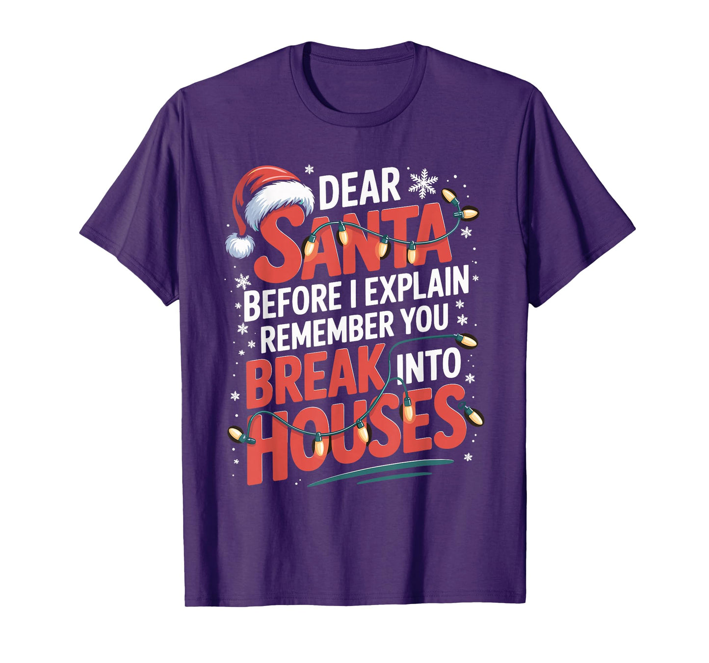 Funny Christmas Humor Xmas Pajama for Men Women Kids T-Shirt