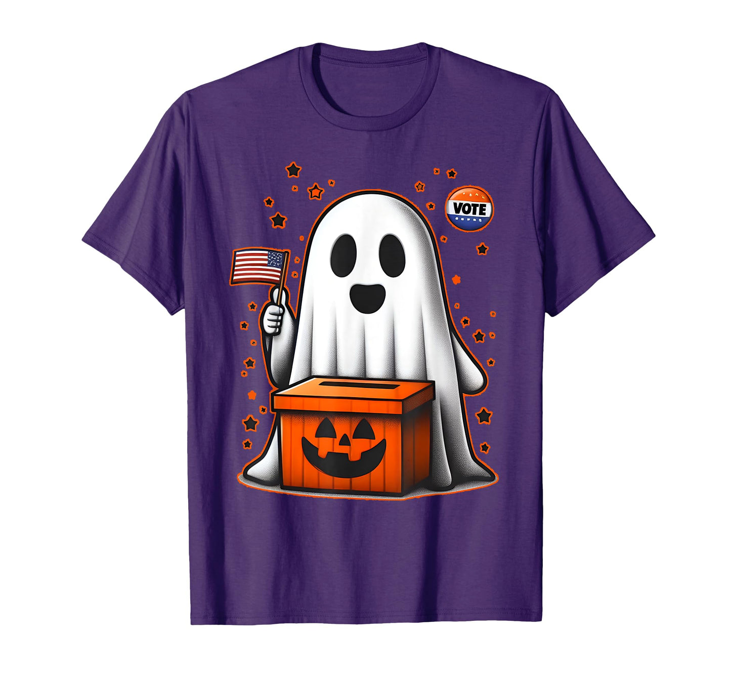 Vote Halloween Ghost Spooky Election Political Kids Adults T-Shirt