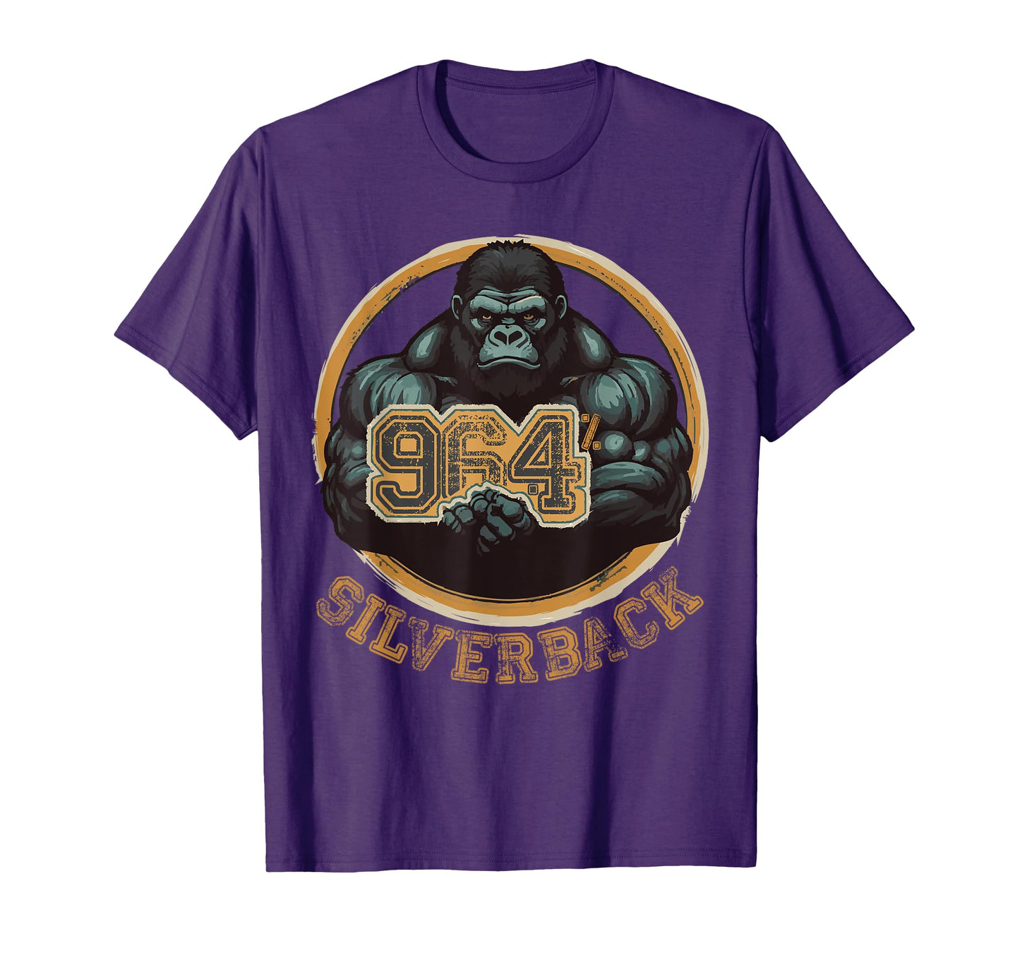 96.4% Silverback Gorilla, gym apparel, body building, gym T-Shirt