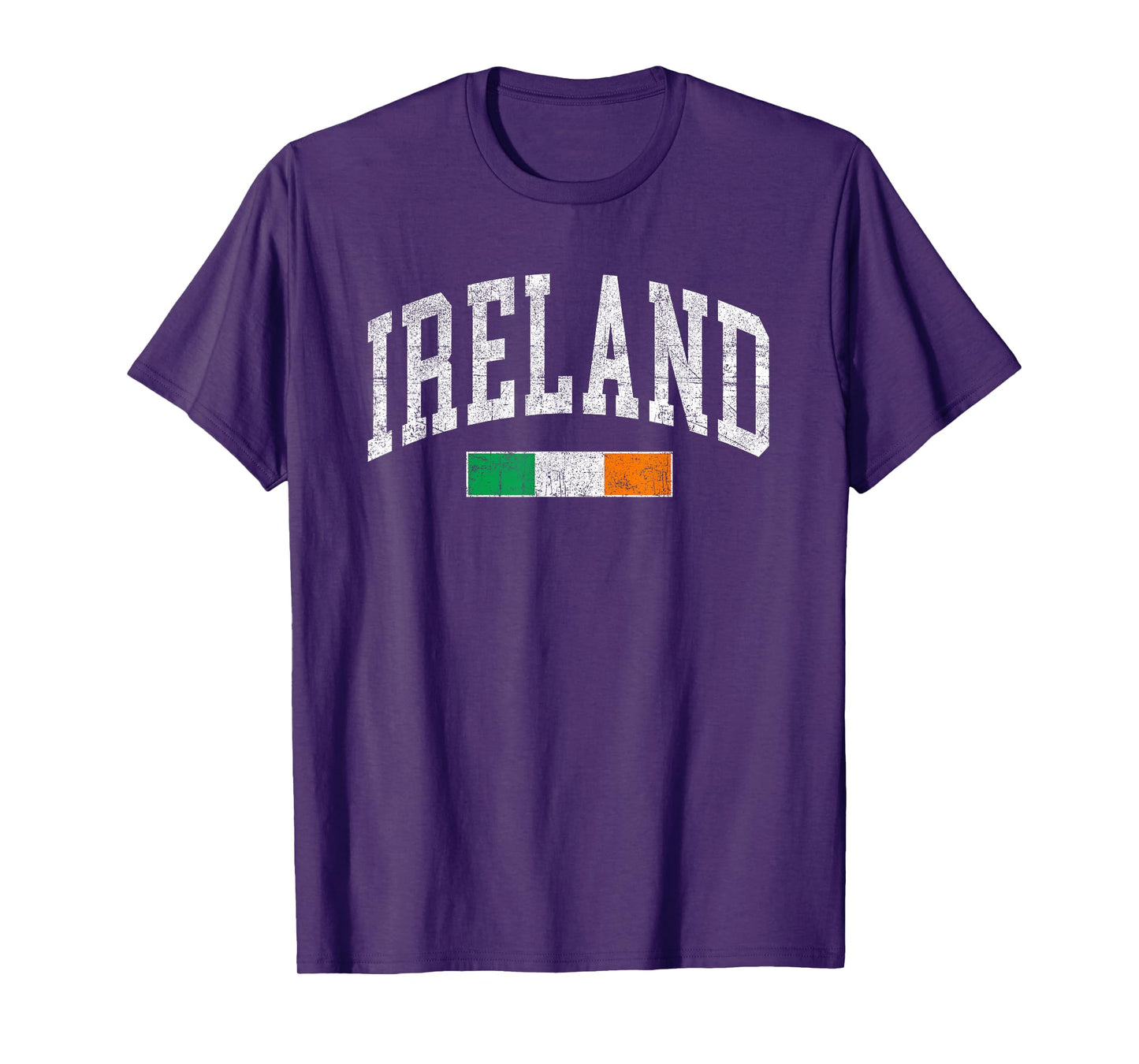 Vintage Ireland Flag Irish Retro Throwback Mens Womens Kids T-Shirt