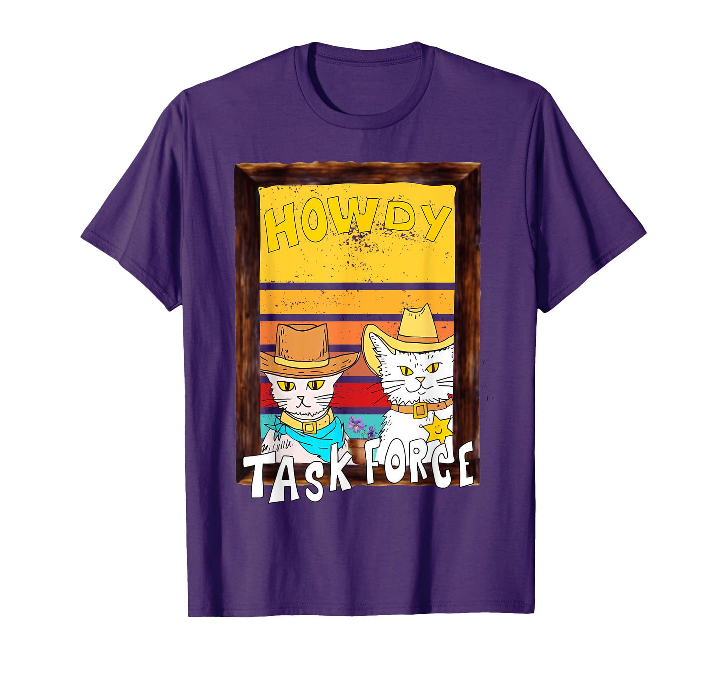 Howdy merch. Howdy task force funny design. Funny cat T-Shirt