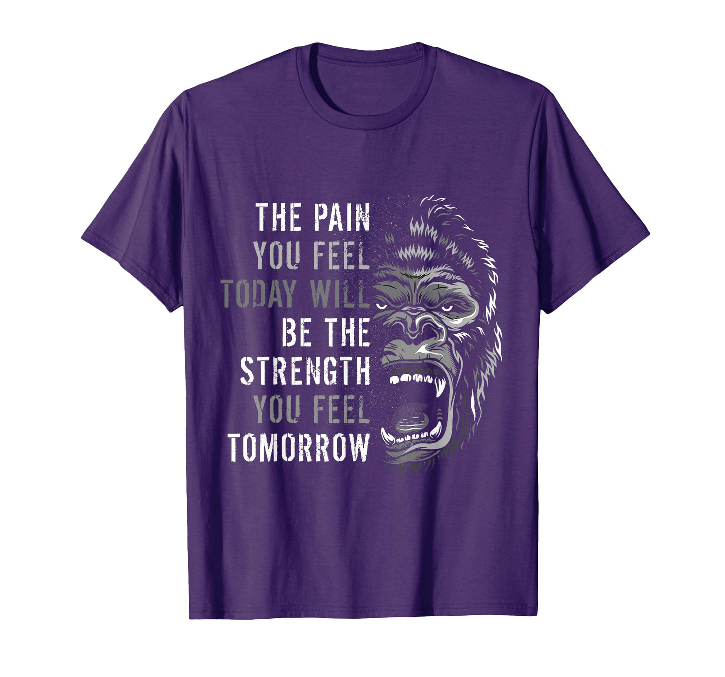 Motivation Workout And Gym Quotes Gorilla Mindset Training T-Shirt