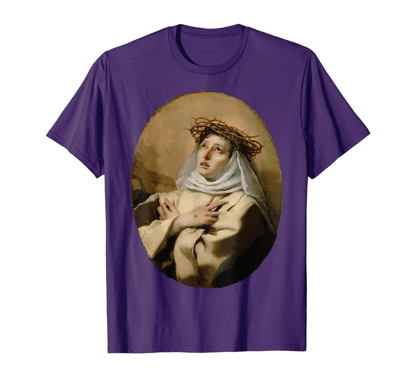 St Catherine of Siena Art Italian Saints Catholic Stigmata T-Shirt