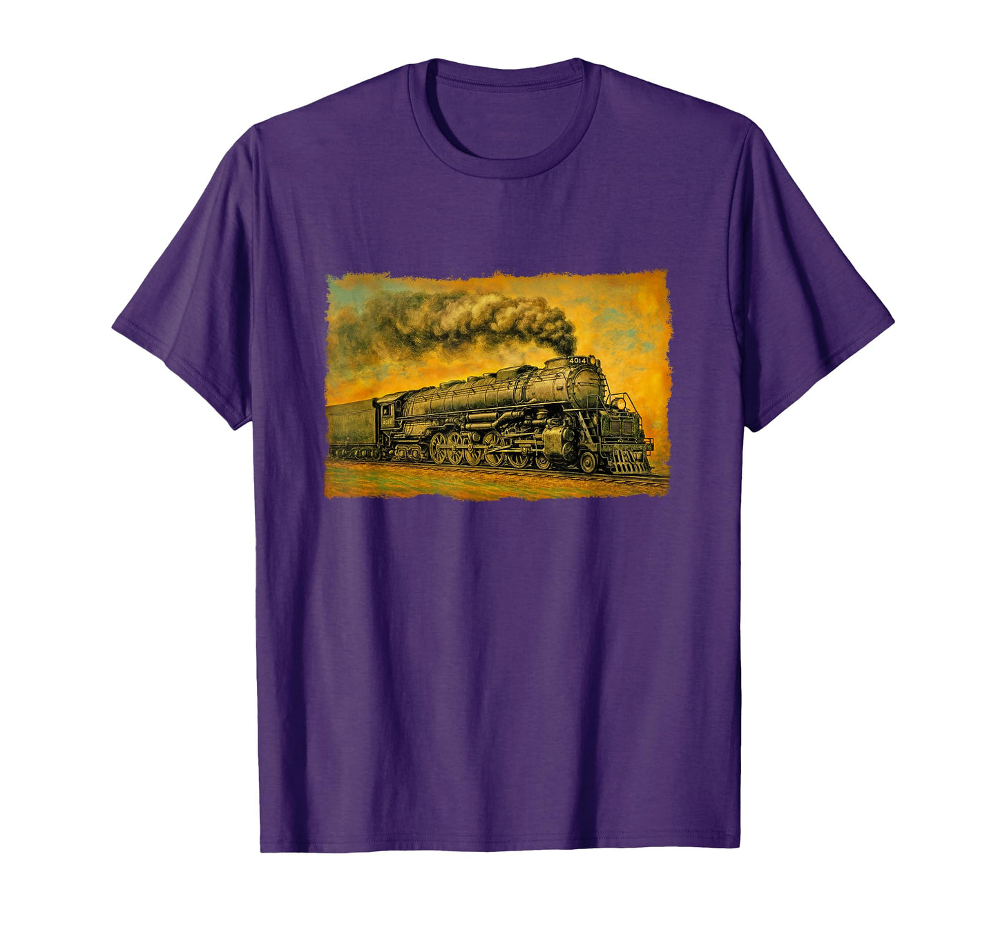1940s Big Boy Steam Engine Locomotive - Vintage 4014 Train T-Shirt