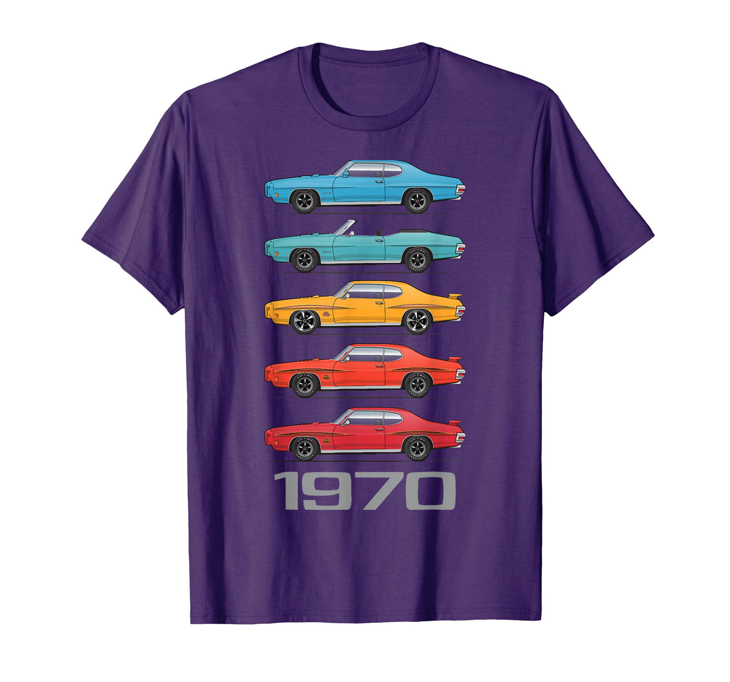 1970 70 GTO Classic Car Old School Muscle Car T-Shirt