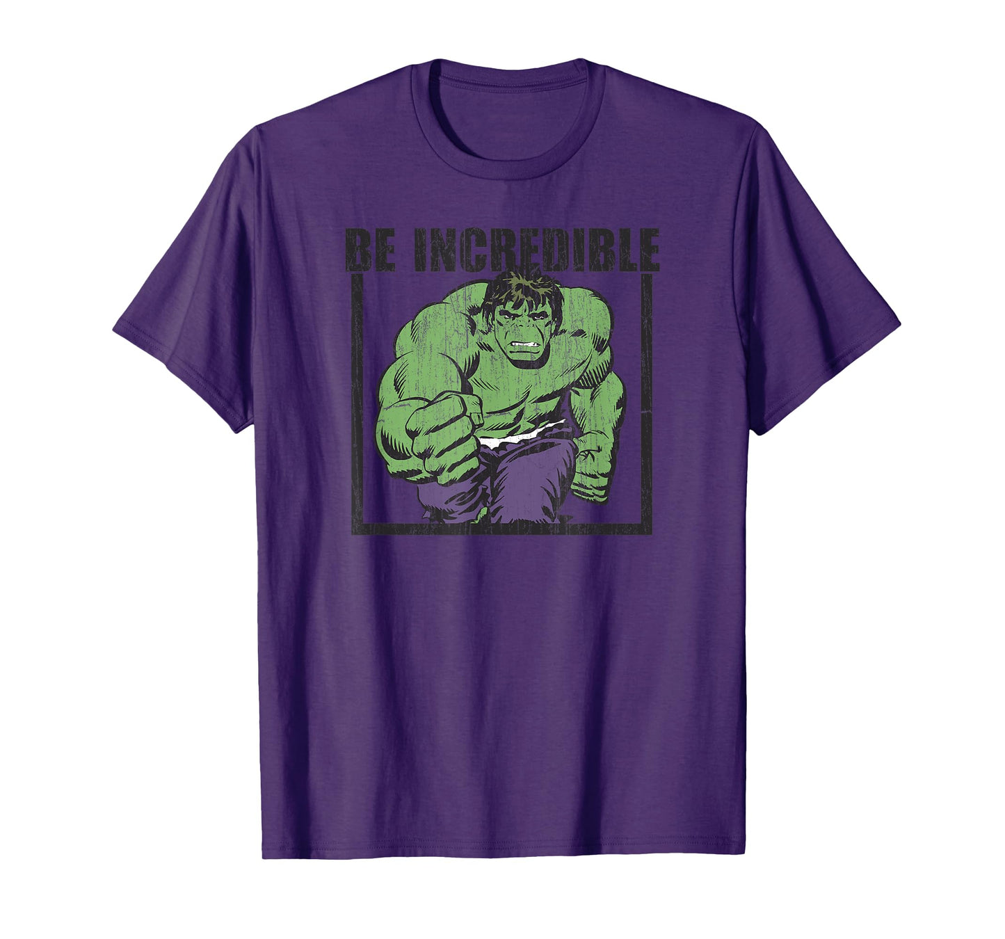 Marvel Comics Retro Classic Vintage Hulk Be Incredible T-Shirt